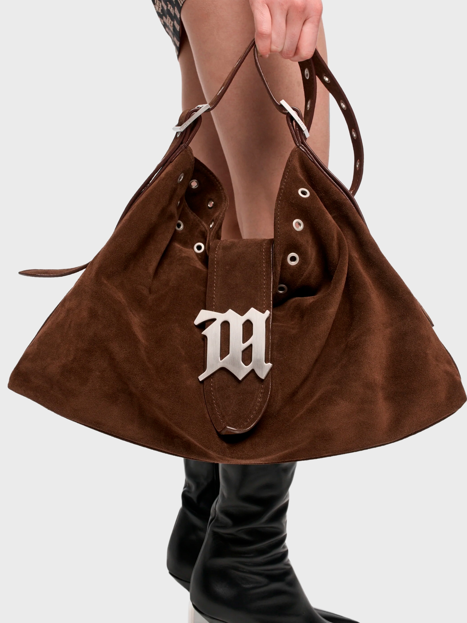 Сумка MISBHV Hobo Suede Bag Brown