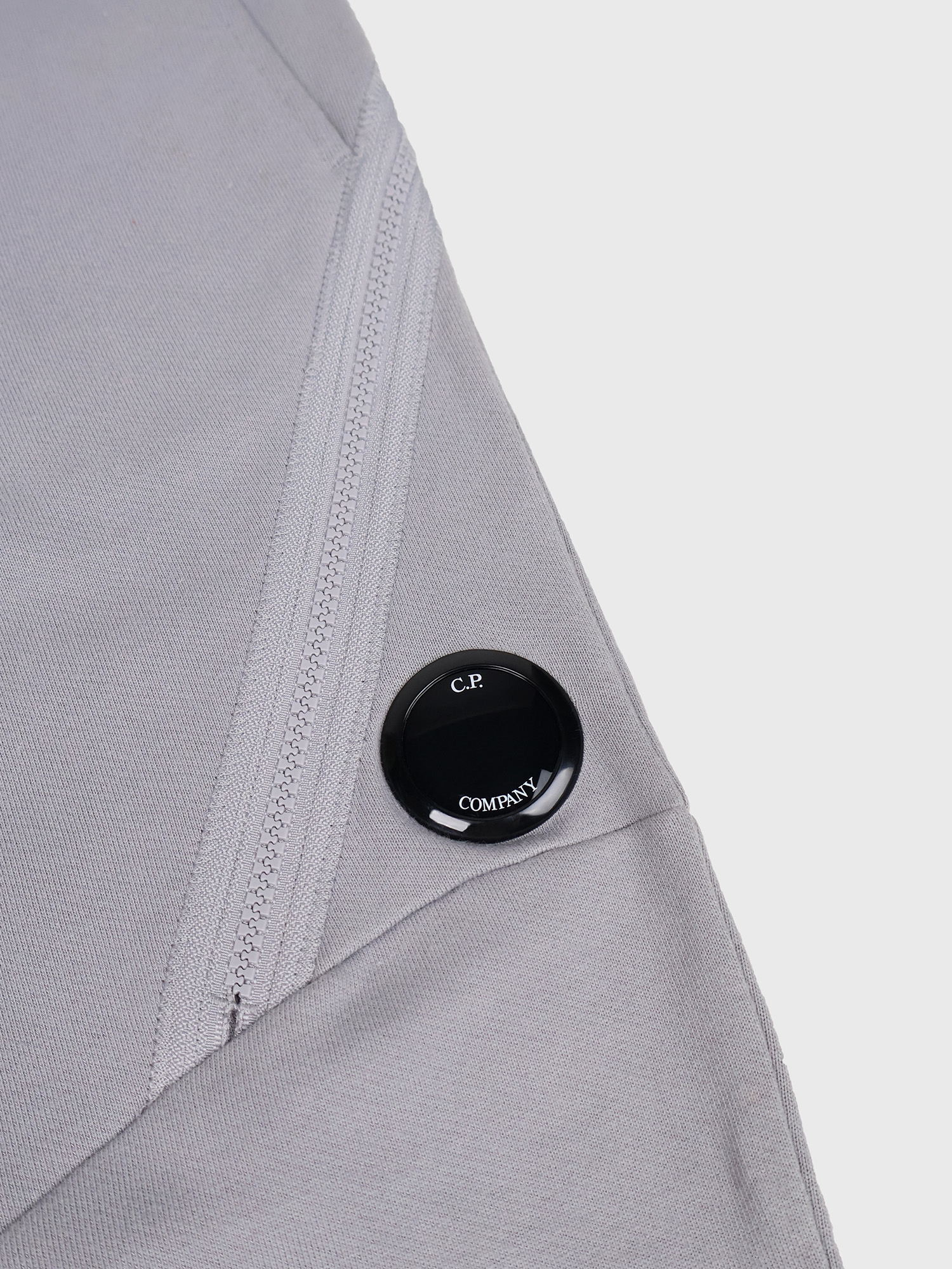 Брюки C.P. Company Diagonal Raised Fleece Zipped Silver Gray