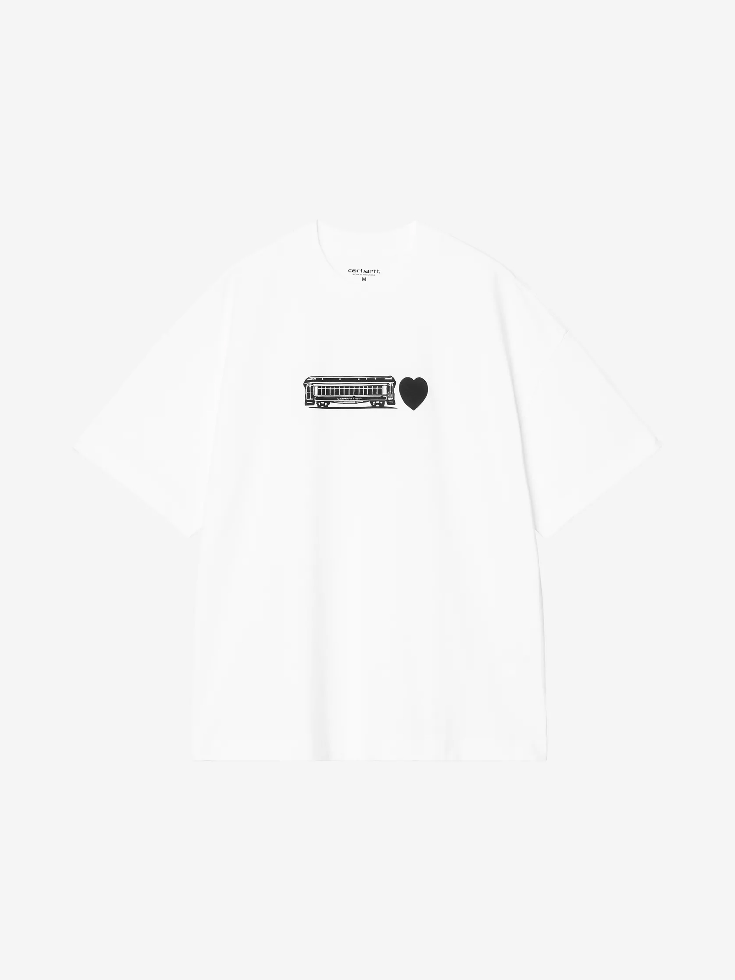 Футболка Carhartt WIP Deconstructed Label White