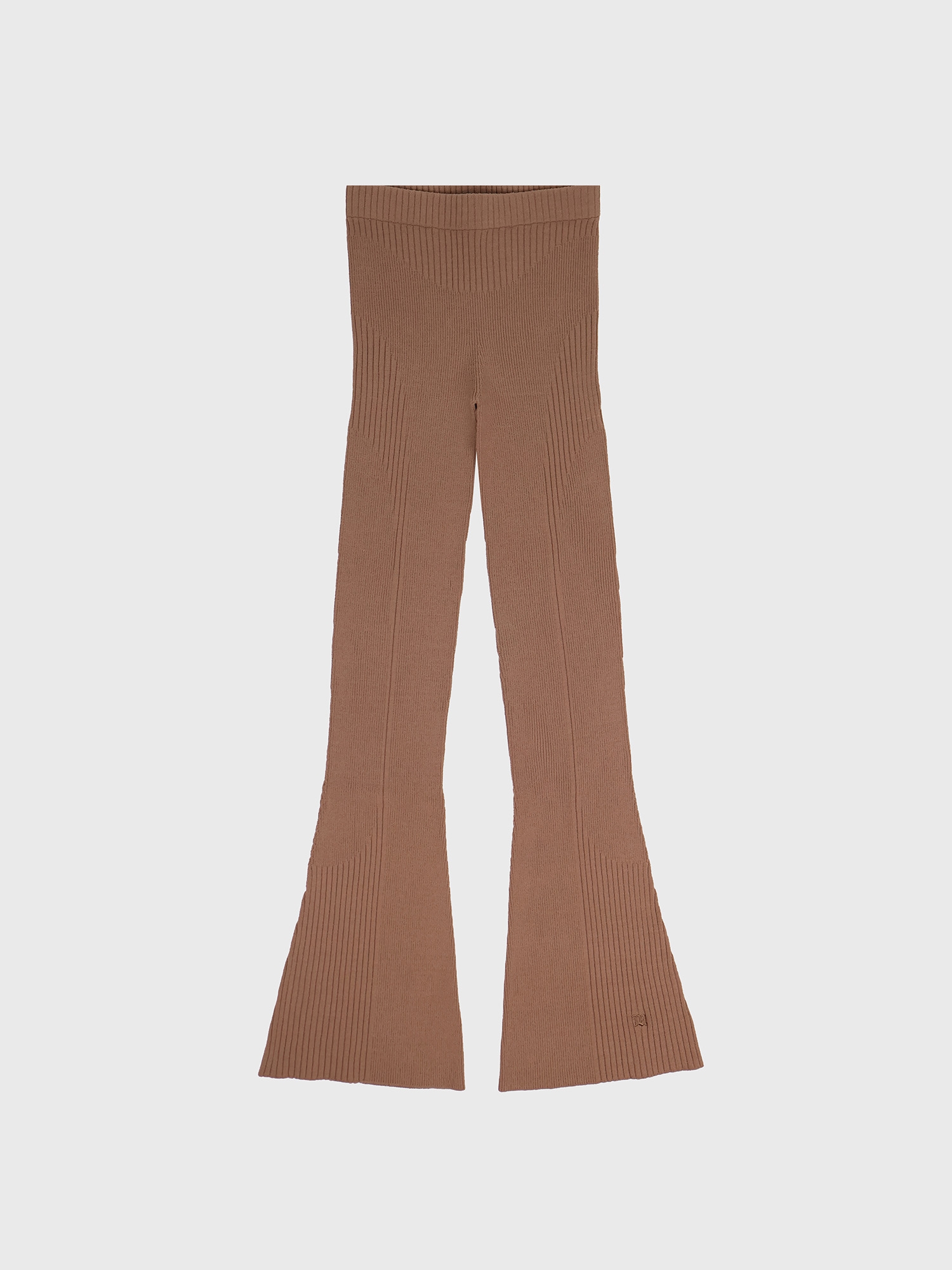 Брюки MISBHV Knit Seamless Flared Trousers Brown