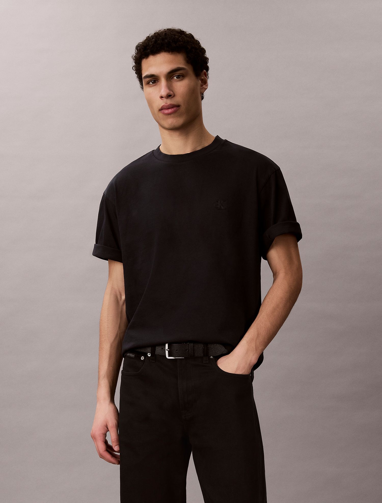 Футболка Calvin Klein Tonal Monogram Relaxed Black