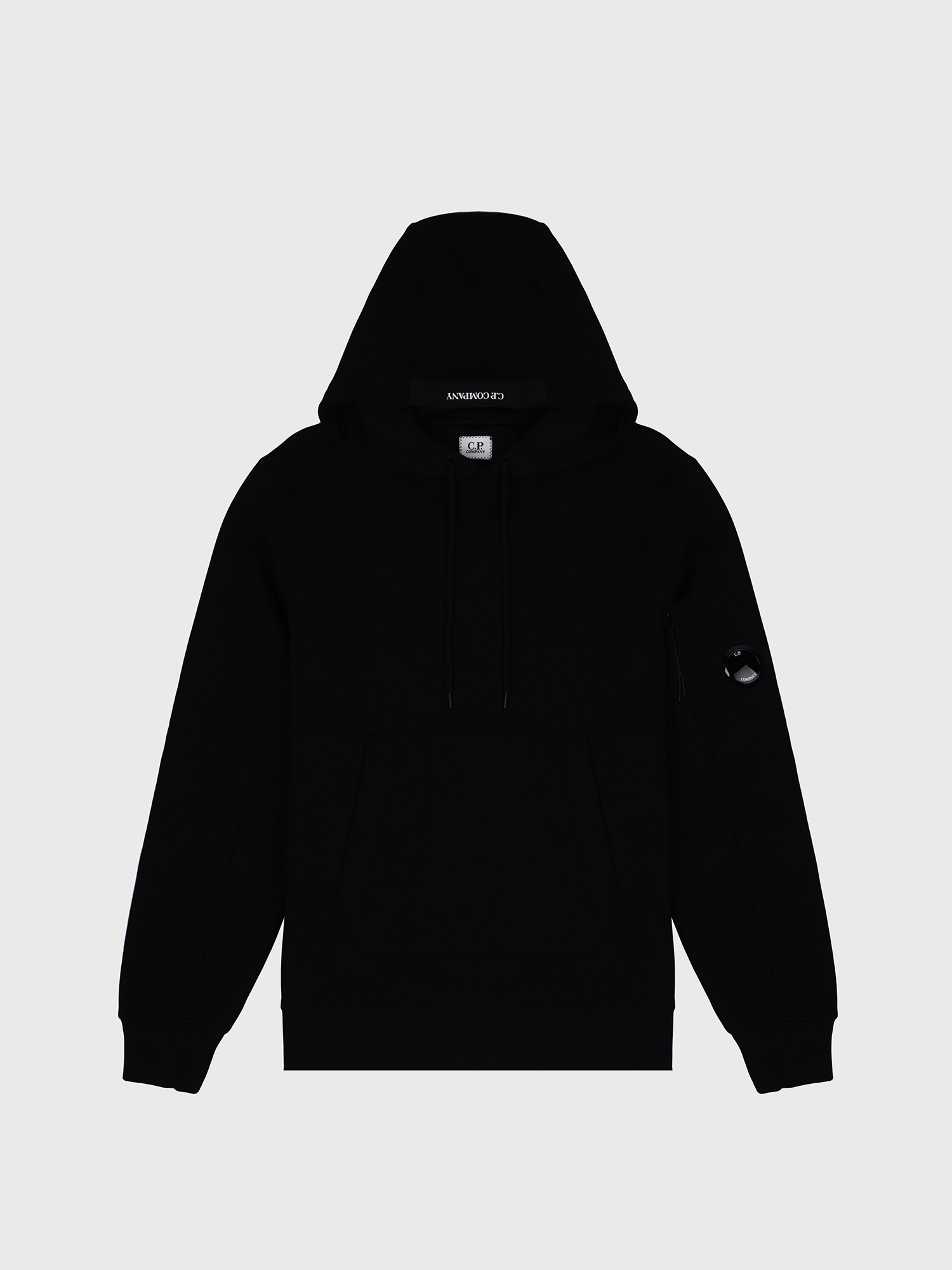 Худи C.P. Company Diagonal Raised Fleece Black