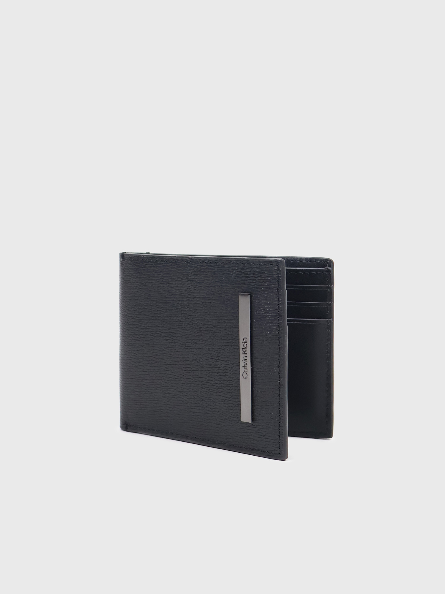 Кошелек Calvin Klein Modern Metal Bifold 6cc W/coin Bax Black