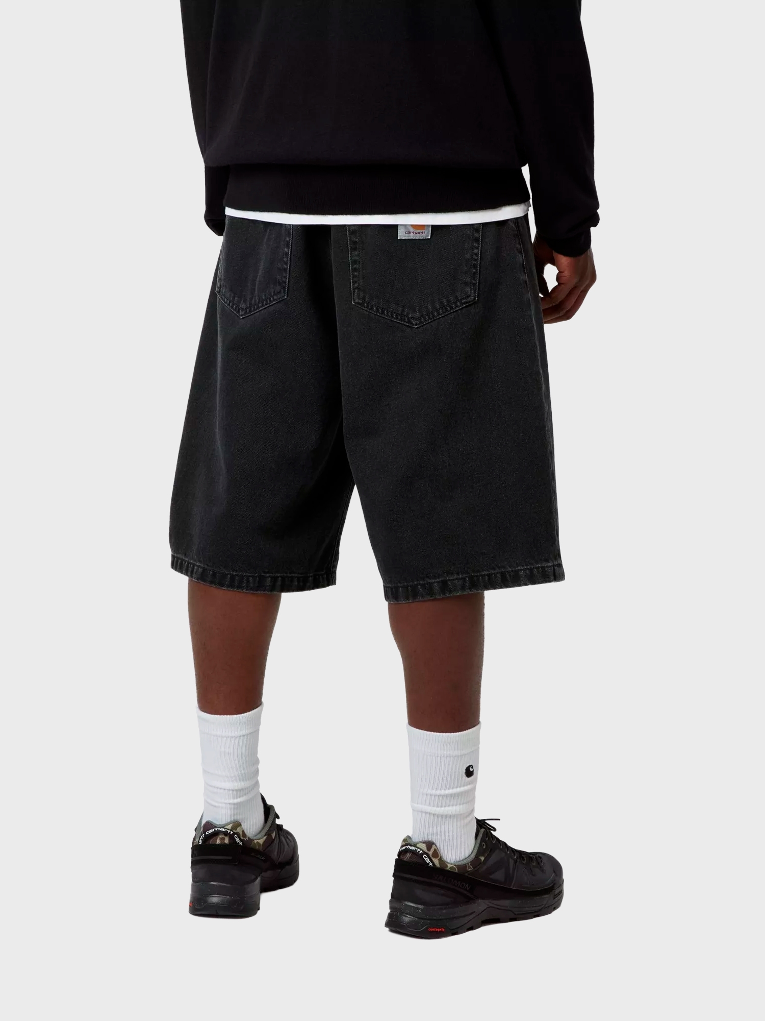 Шорты Carhartt WIP Landon Black, Stone washed