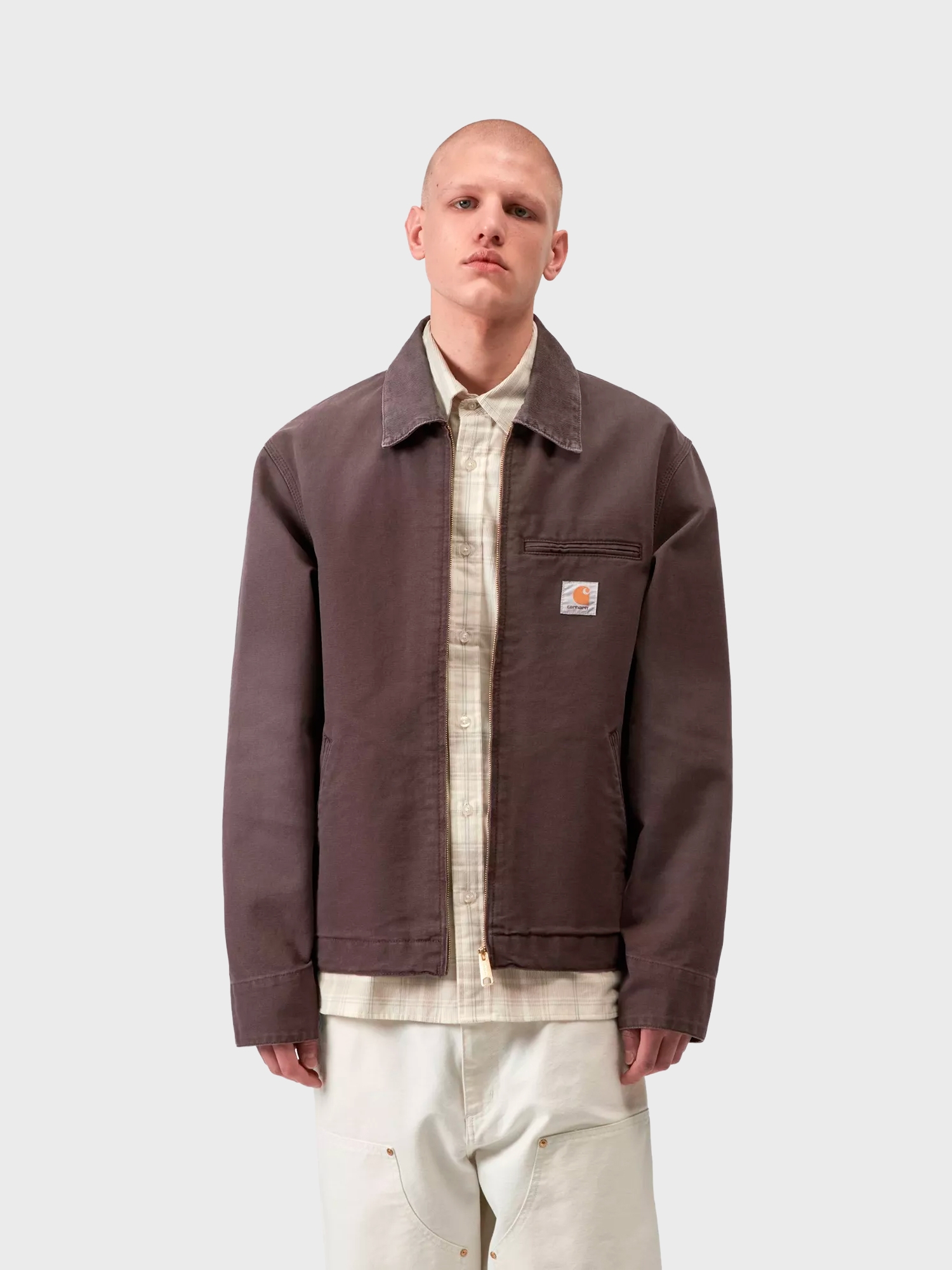 Куртка Carhartt WIP Detroit Shale / Shale, Stone canvas