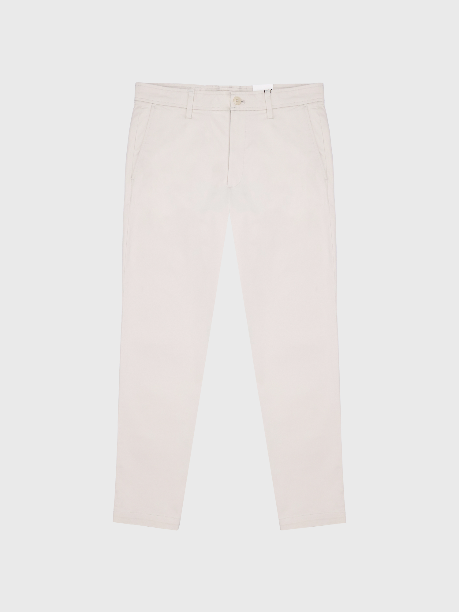 Брюки Calvin Klein Tapered Leg Cropped Chinos Chalk