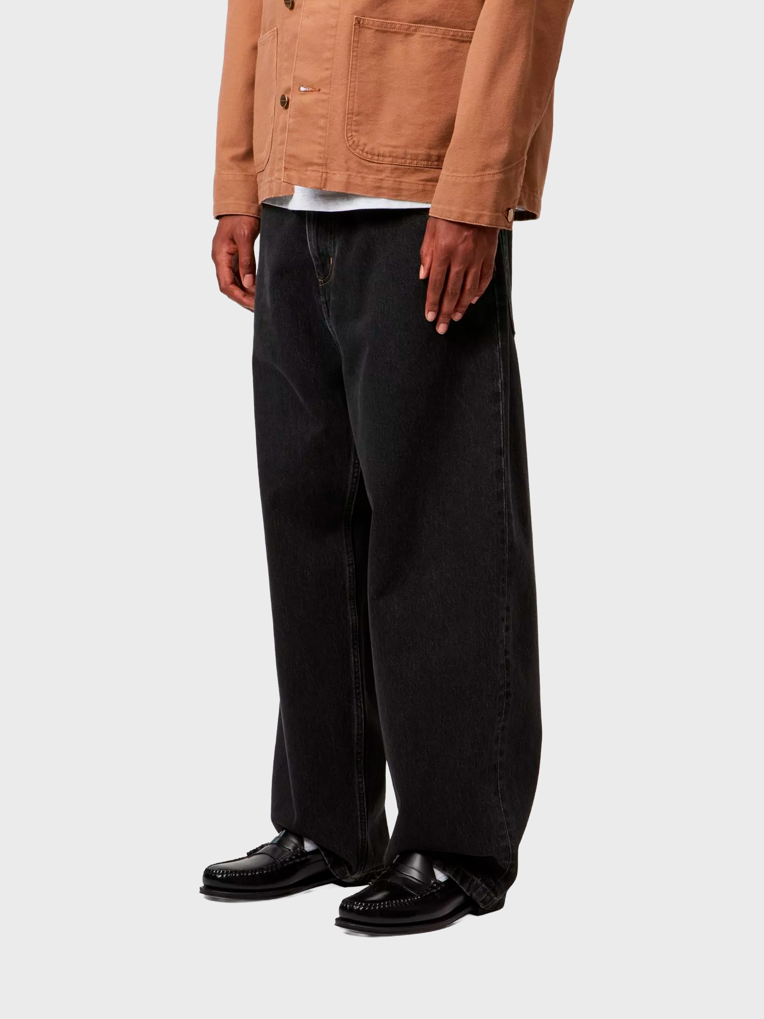 Джинсы Carhartt WIP Brandon Black, Stone washed