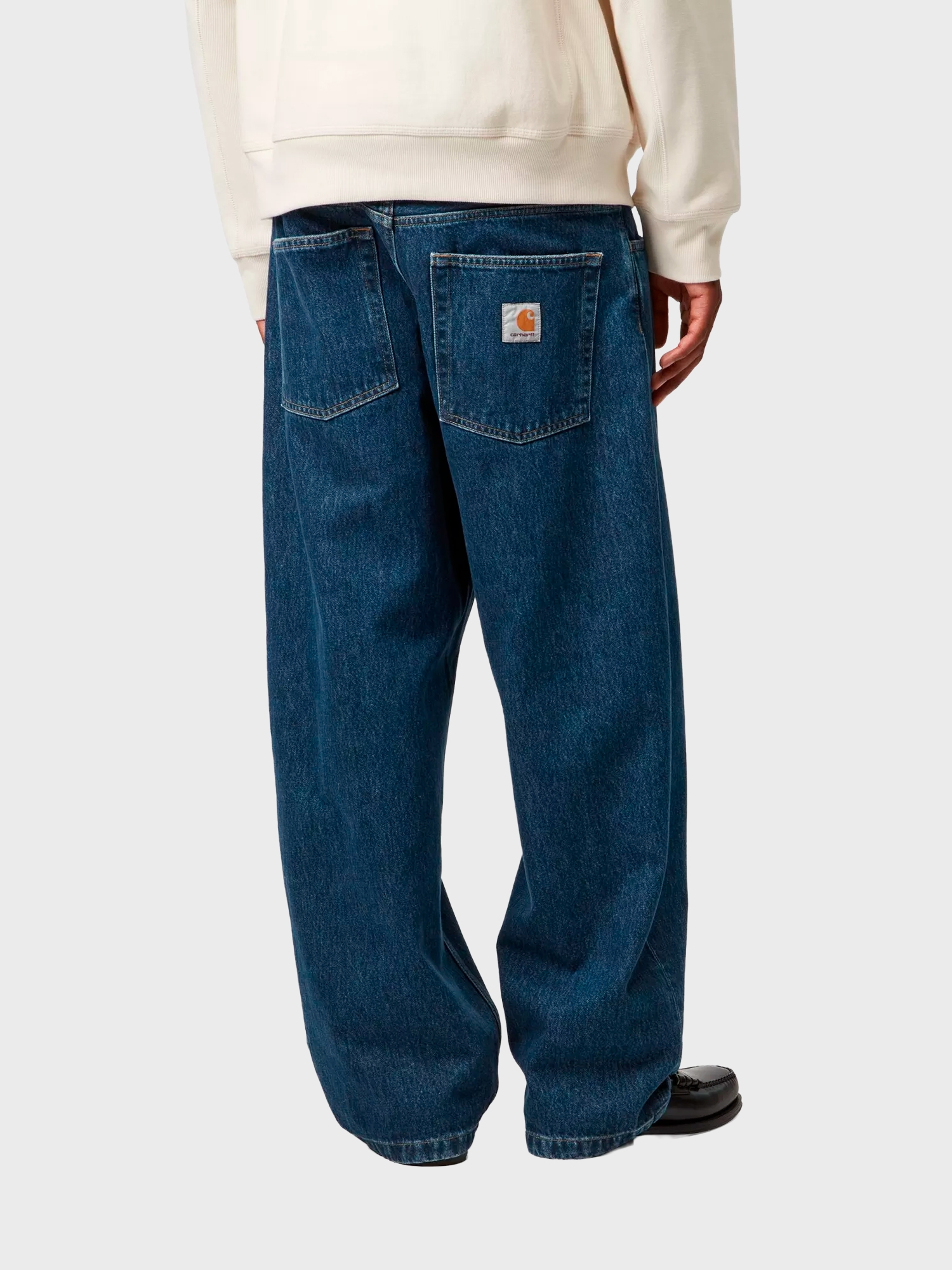 Джинсы Carhartt WIP Brandon Blue, Stone washed