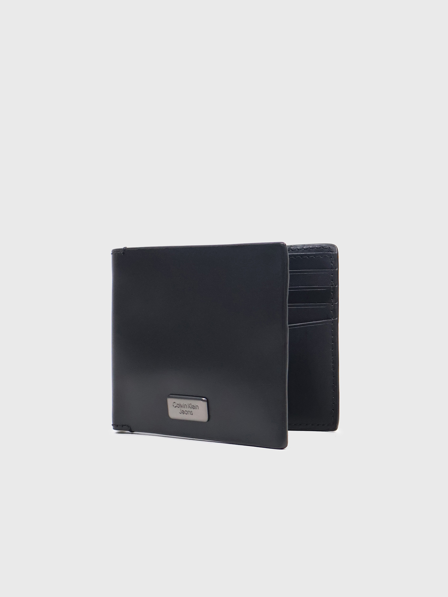 Кошелек Calvin Klein Jeans Plaque Bifold Black