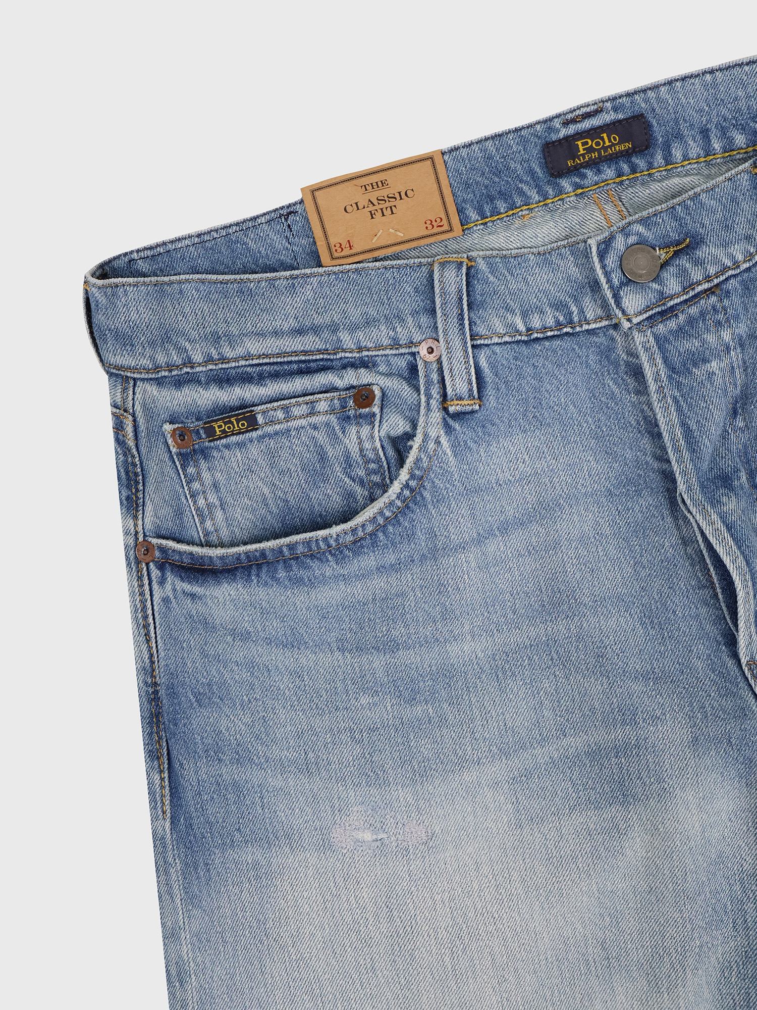 Джинсы Polo Ralph Lauren Classic Fit Washed Blue