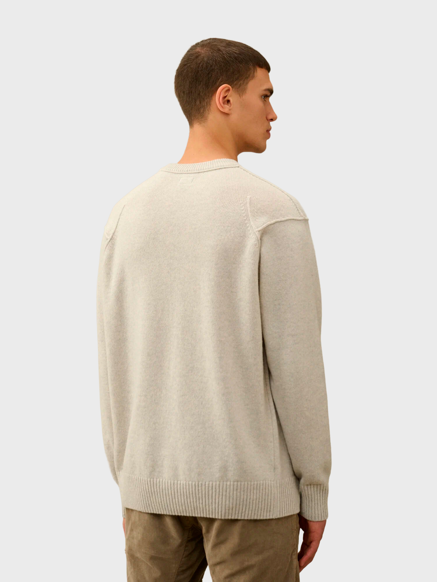 Свитер C.P. Company Merino Wool Fast Dyed Grey