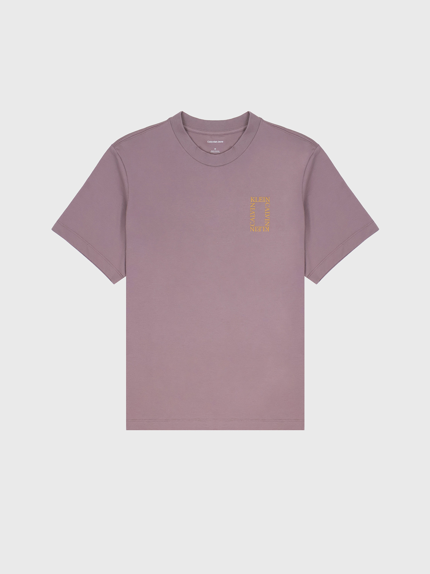 Футболка Calvin Klein Square Logo Graphic Relaxed Muddy Brown