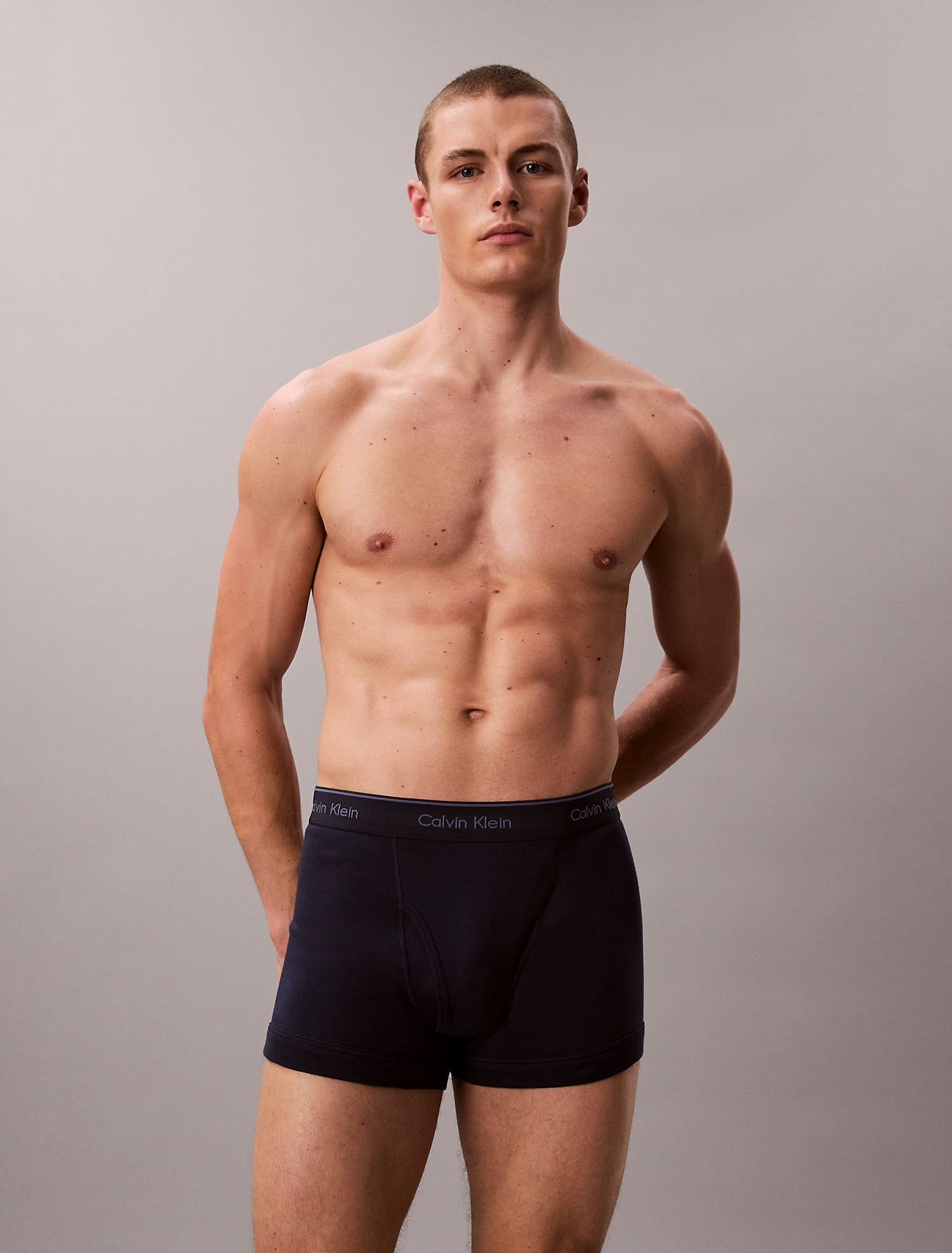 Мужские трусы боксеры-транки Calvin Klein Cotton Classics 5-Pack Shoreline Multi