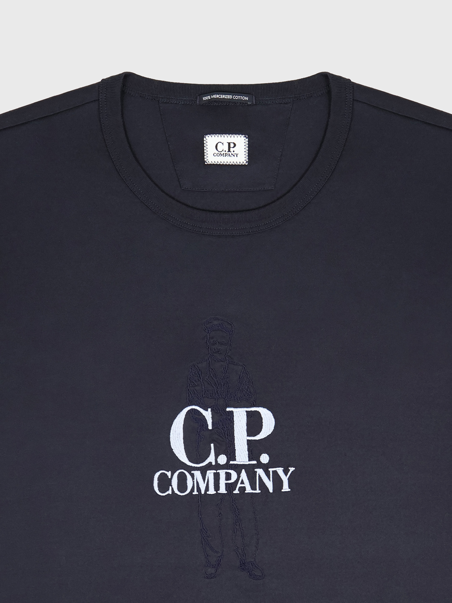 Футболка C.P. Company Mercerized 30/2 Eclipse