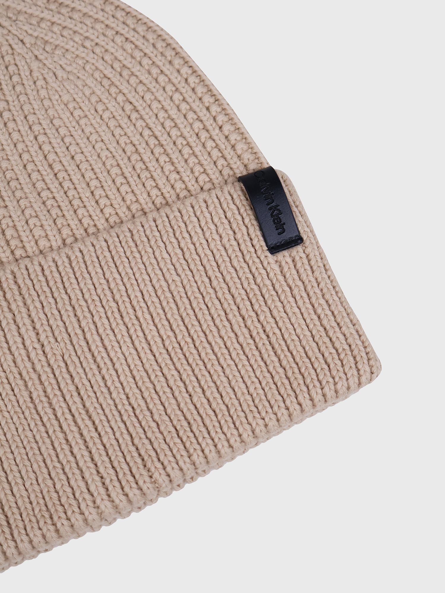 Шапка Calvin Klein Thermal Stitch Beanie Tan