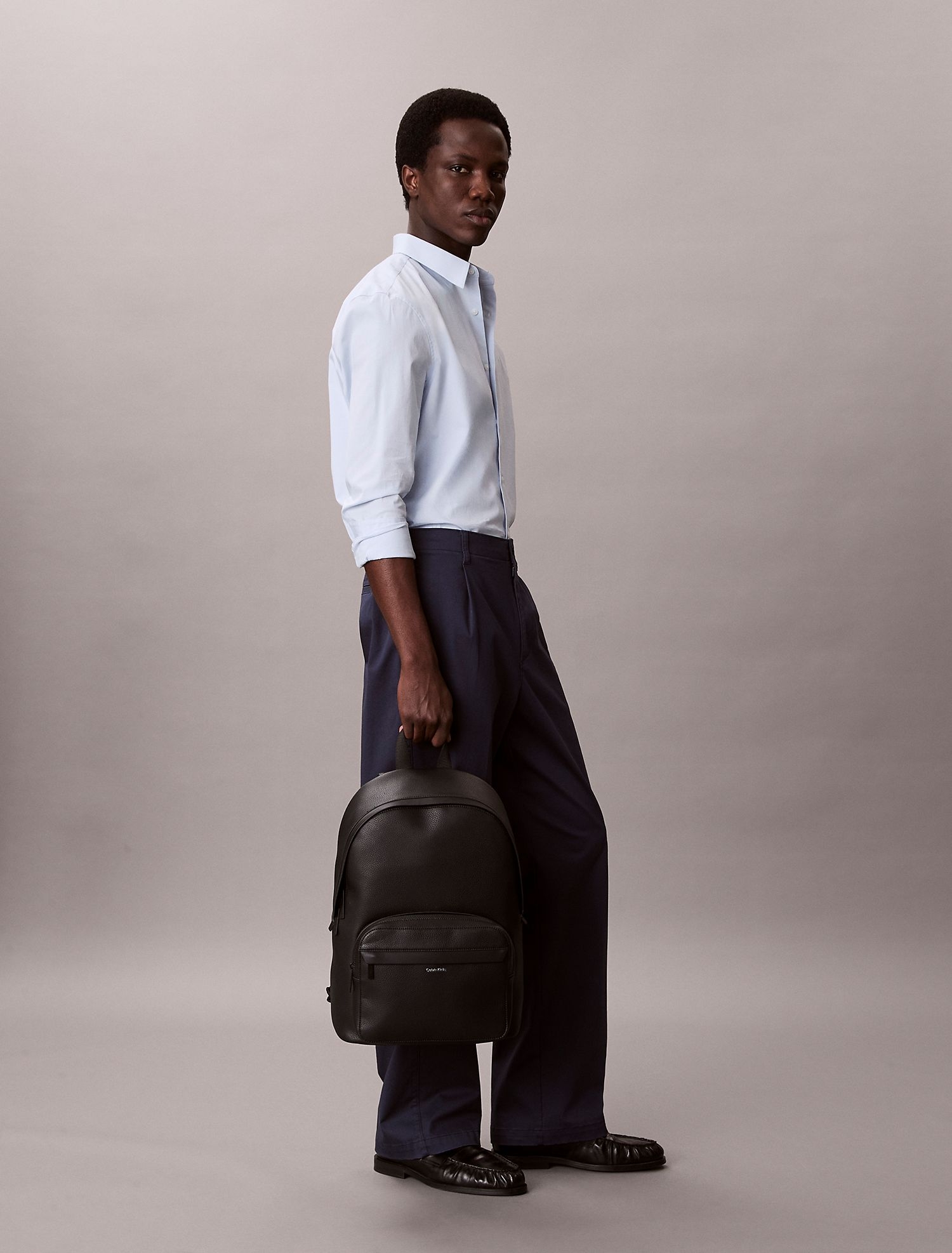 Рюкзак Calvin Klein Pebbled Round Backpack Black