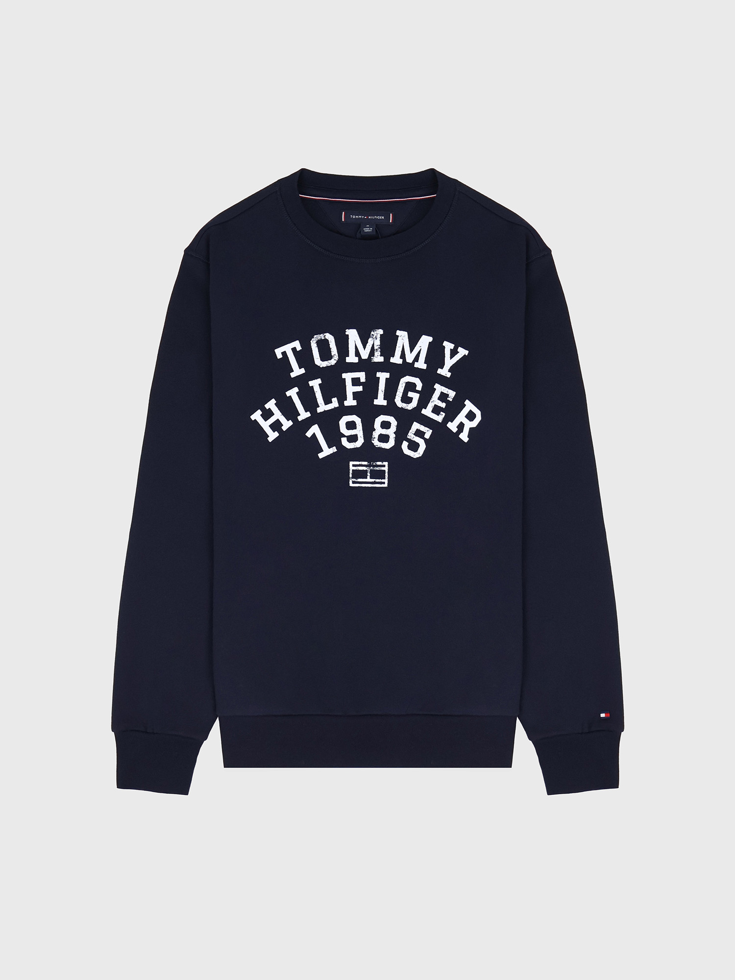 Свитшот Tommy Hilfiger Arch Logo Flex Fleece Navy