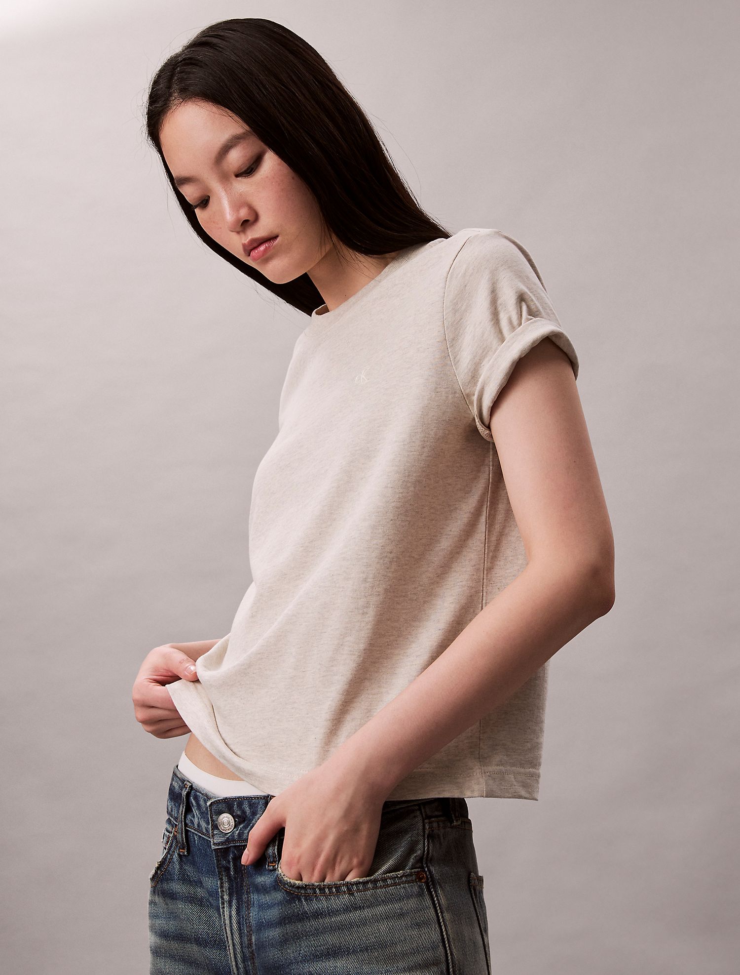 Футболка Calvin Klein Archive Logo Vanilla Heather