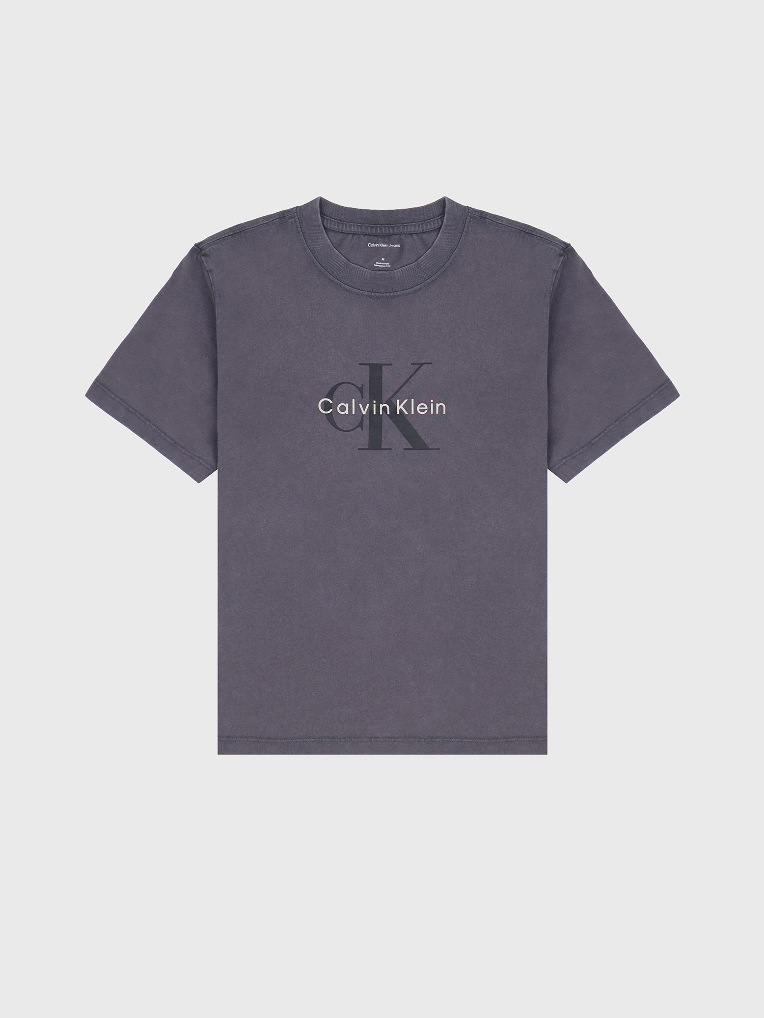 Футболка Calvin Klein Acid Wash Monologo Ebony