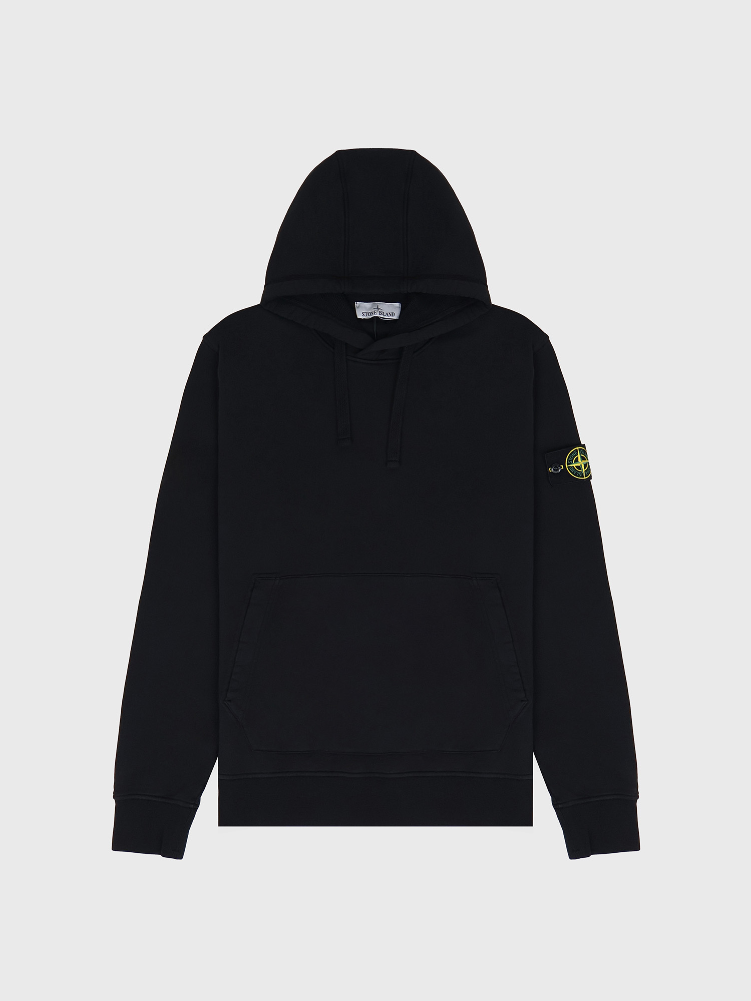 Худи Stone Island Organic Cotton Fleece Black