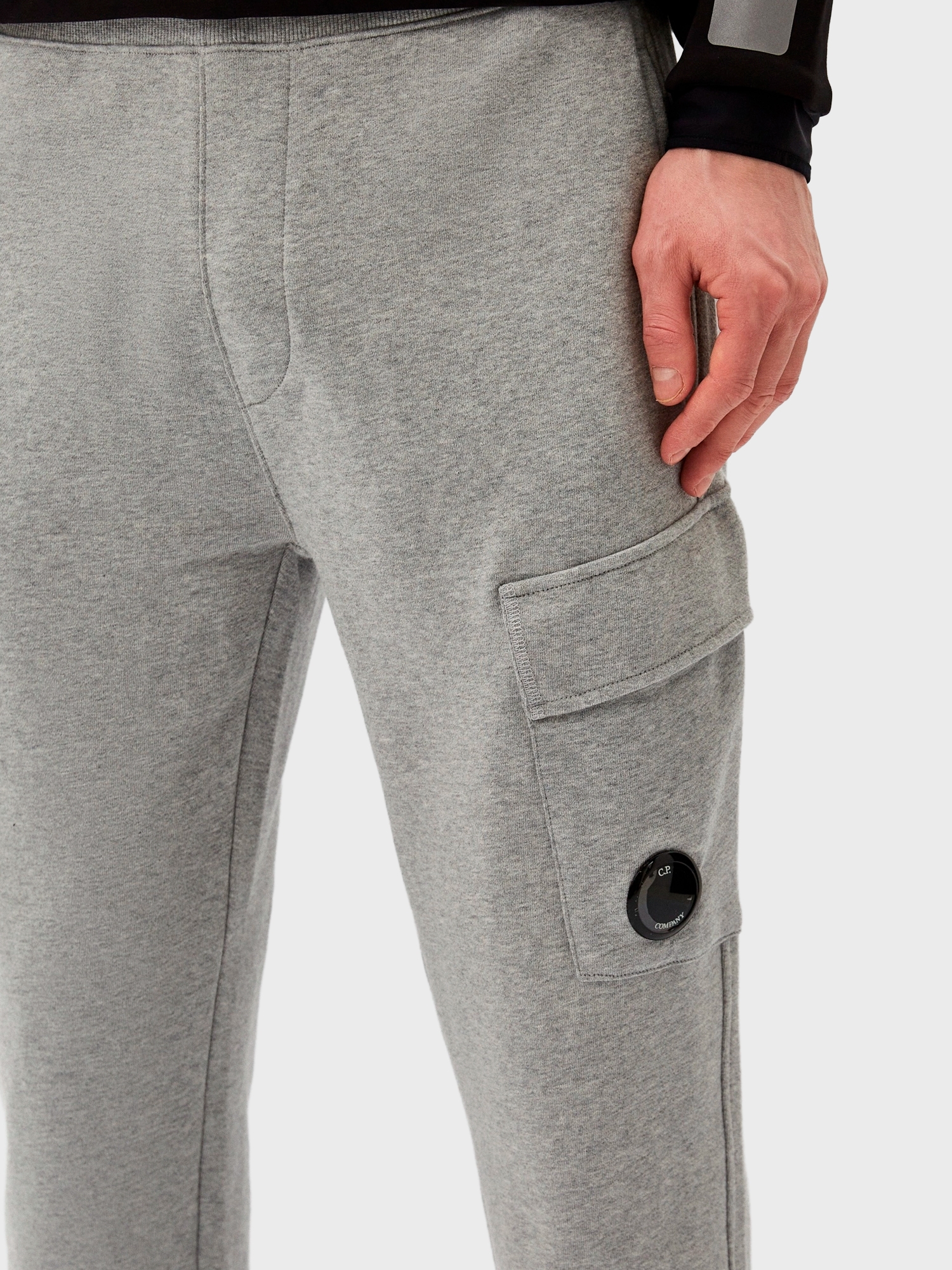 Брюки C.P. Company Diagonal Raised Fleece Cargo Pant Grey