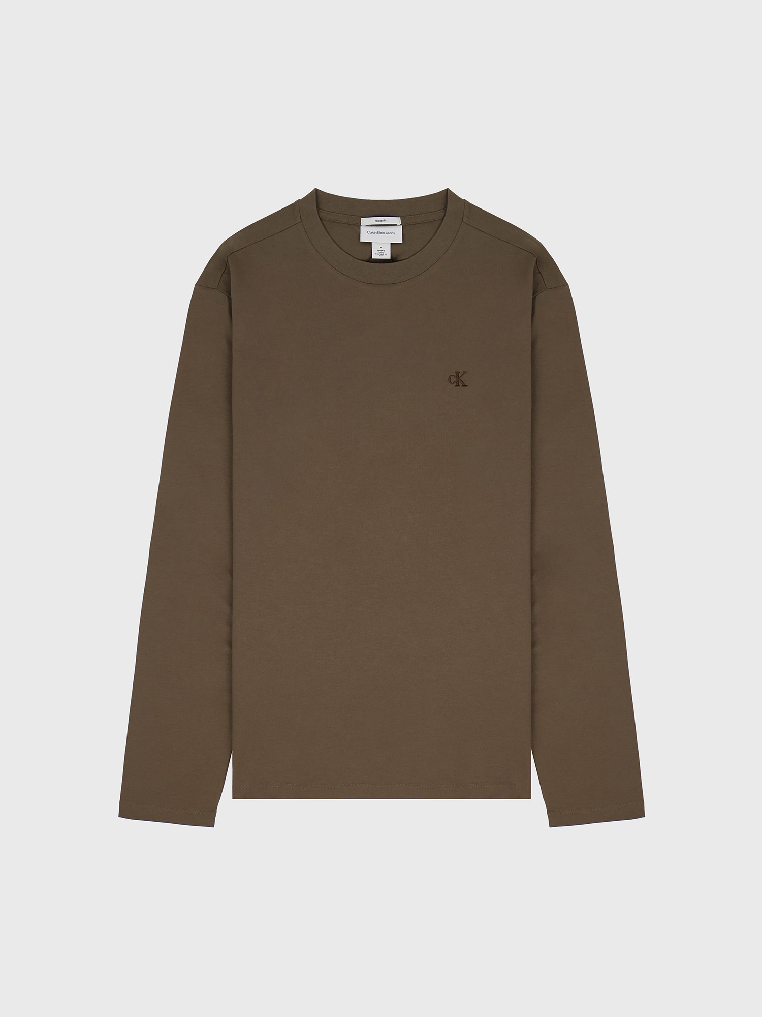 Лонгслив Calvin Klein Monogram Relaxed Capers
