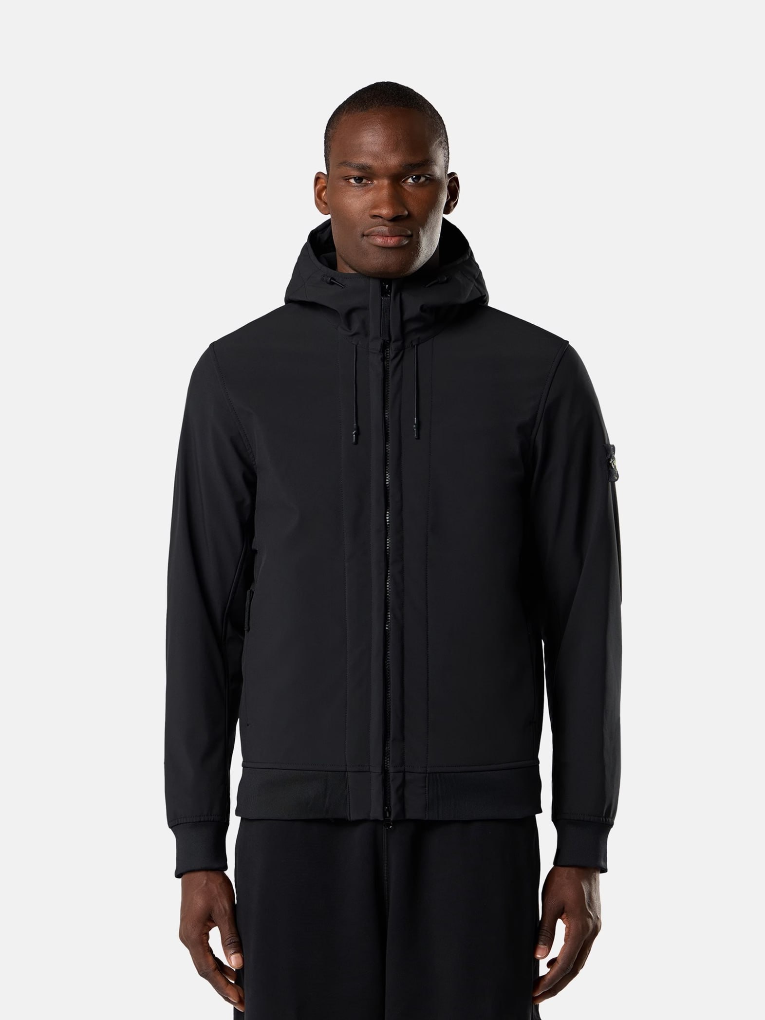 Куртка Stone Island Q100004 Soft Shell-R_E.DYE Technology Black