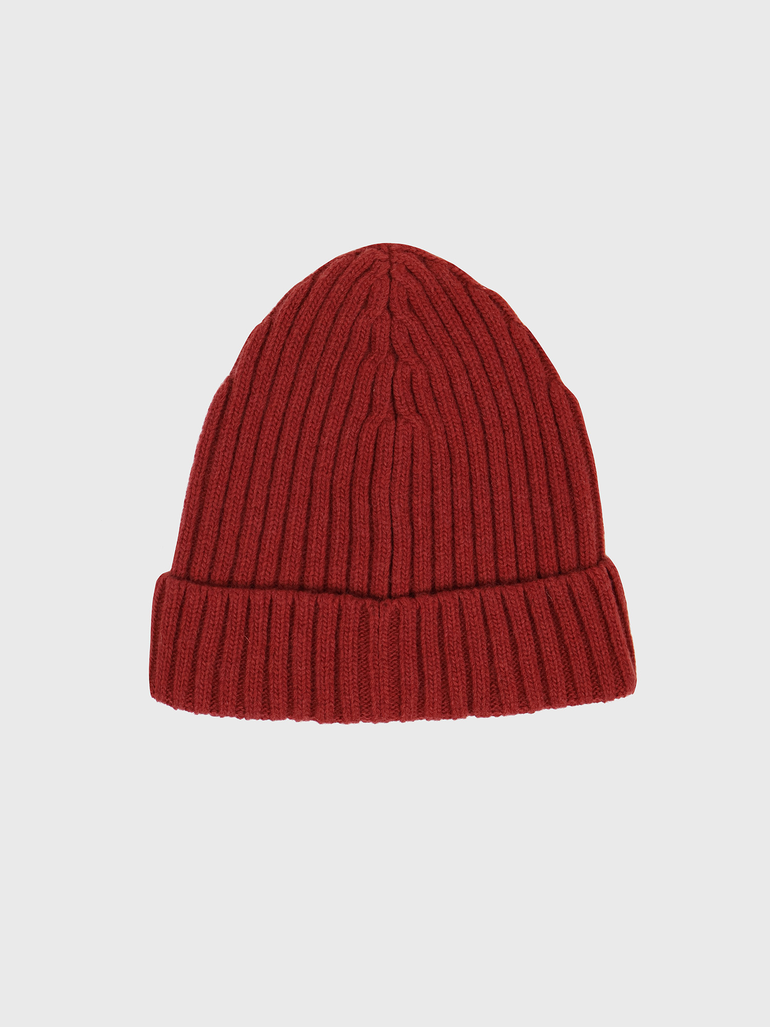 Шапка C.P. Company Logo Knit Cap Lambswool Red
