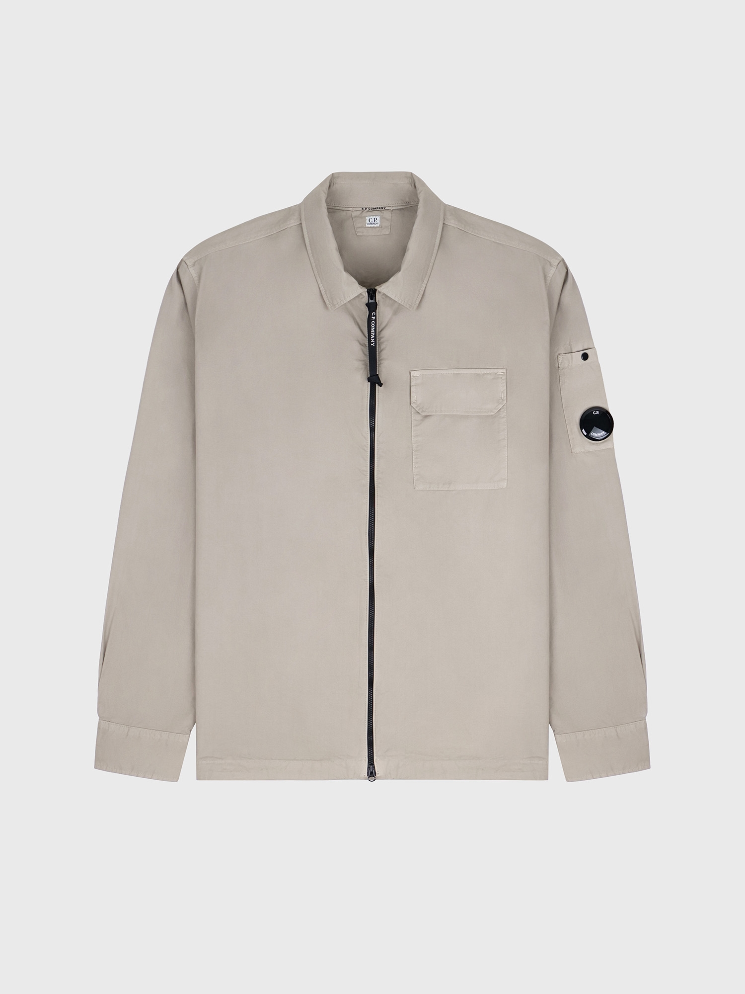 Куртка C.P. Company Organic Gabardine Full Zip Sand