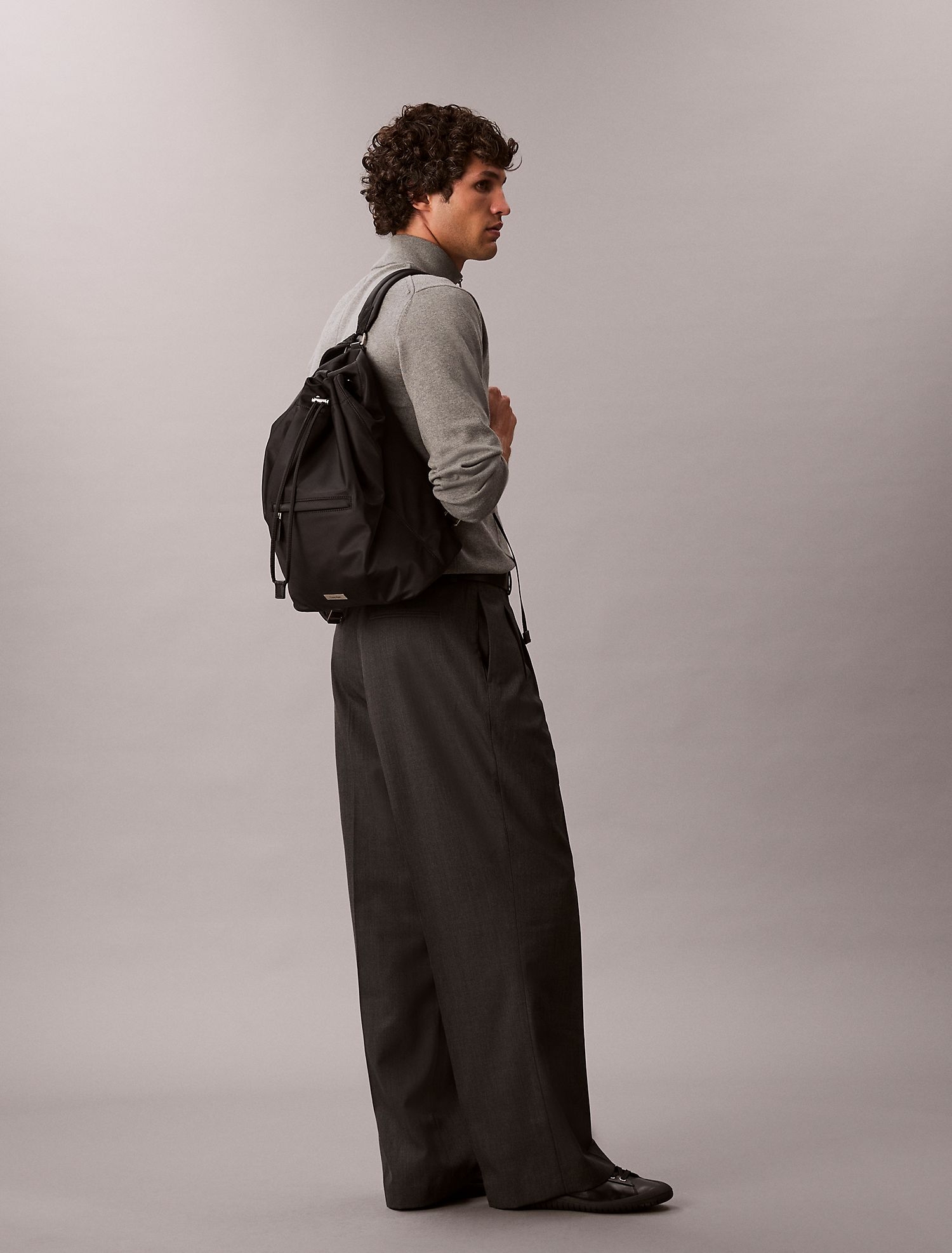 Рюкзак Calvin Klein Matte Nylon Drawstring Black