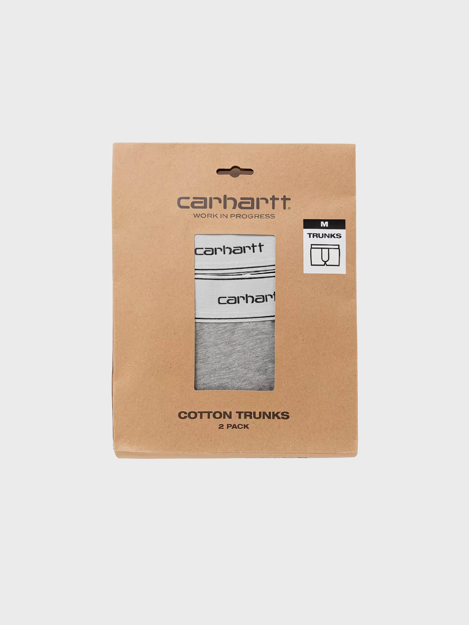 Мужские трусы боксеры-транки Carhartt WIP Cotton Grey + Grey