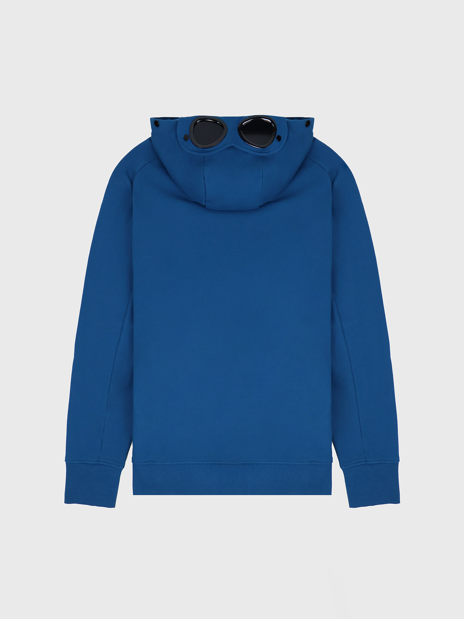 Худи на Молнии C.P. Company Diagonal Raised Goggle Zipped Blue
