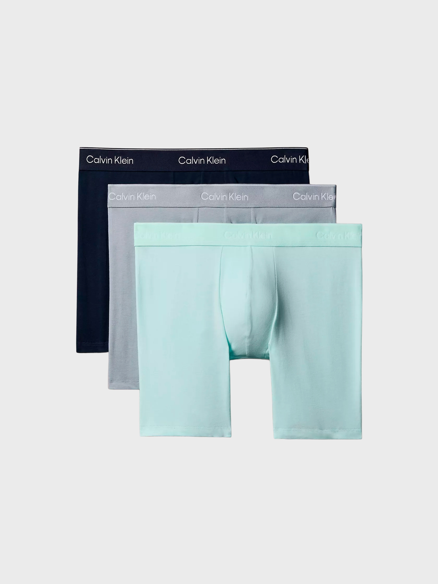 Мужские трусы боксеры-брифы Calvin Klein Icon Cotton Stretch Shoreline Multi