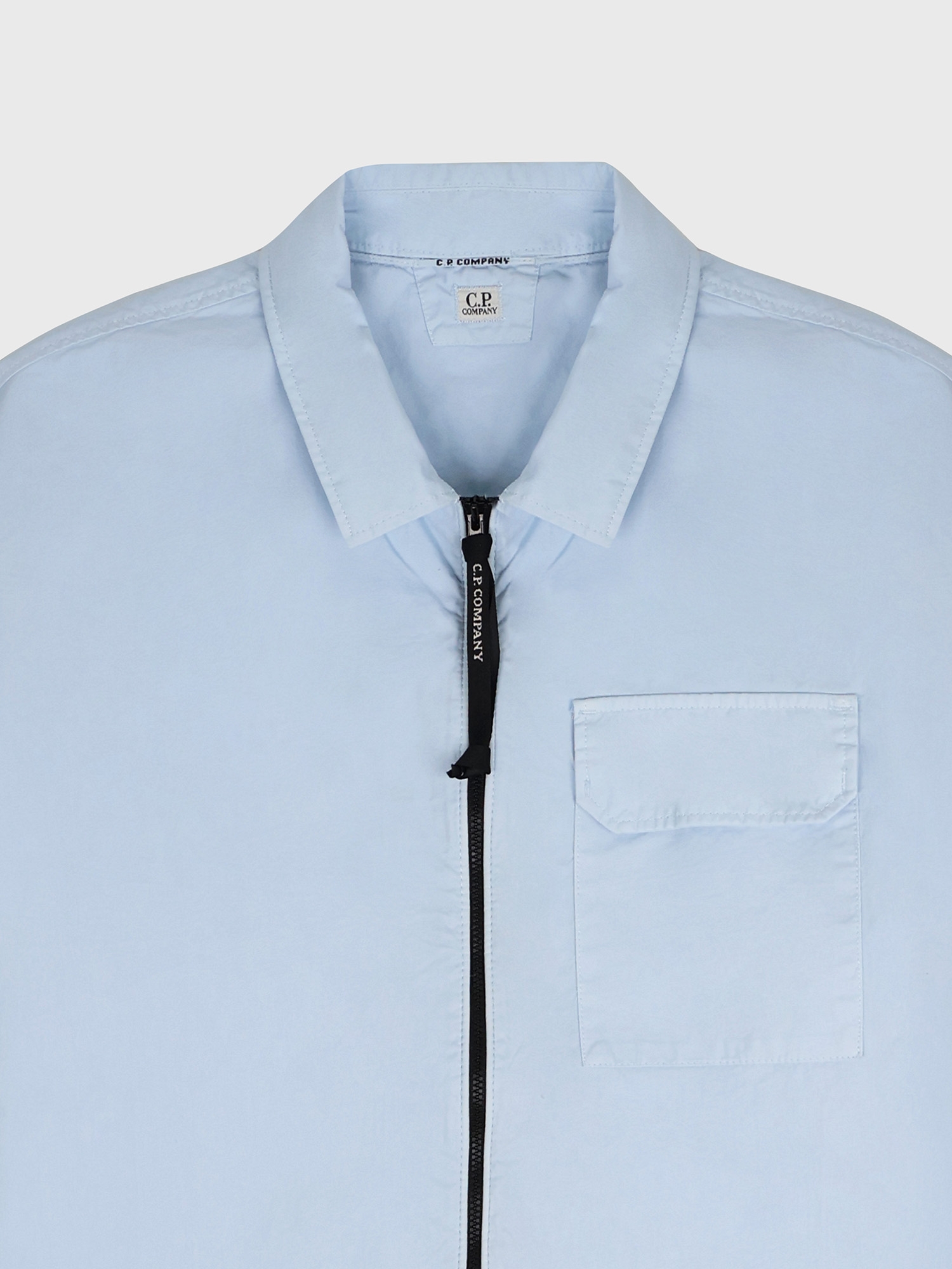 Куртка C.P. Company Organic Gabardine Full Zip Sky Blue