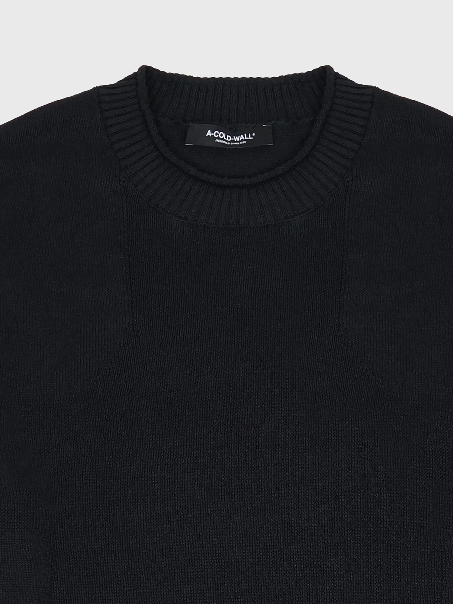 Свитер A-COLD-WALL* Drop Shoulder Transparency Black