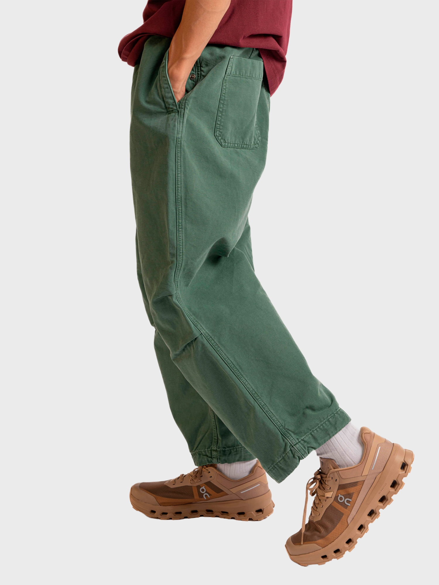 Брюки Carhartt WIP Judd Pant Garment Dyed Duck Green
