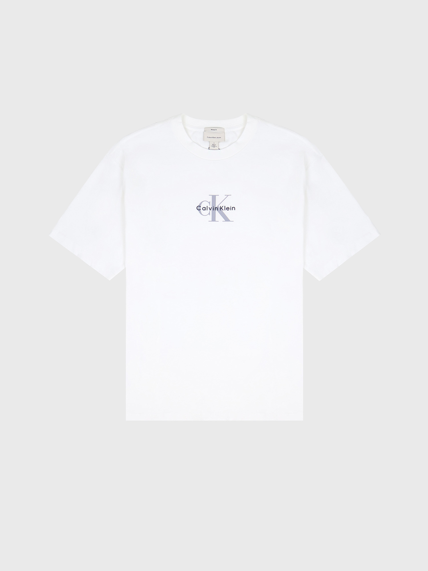 Футболка Calvin Klein Monologo Relaxed Tee Bright White