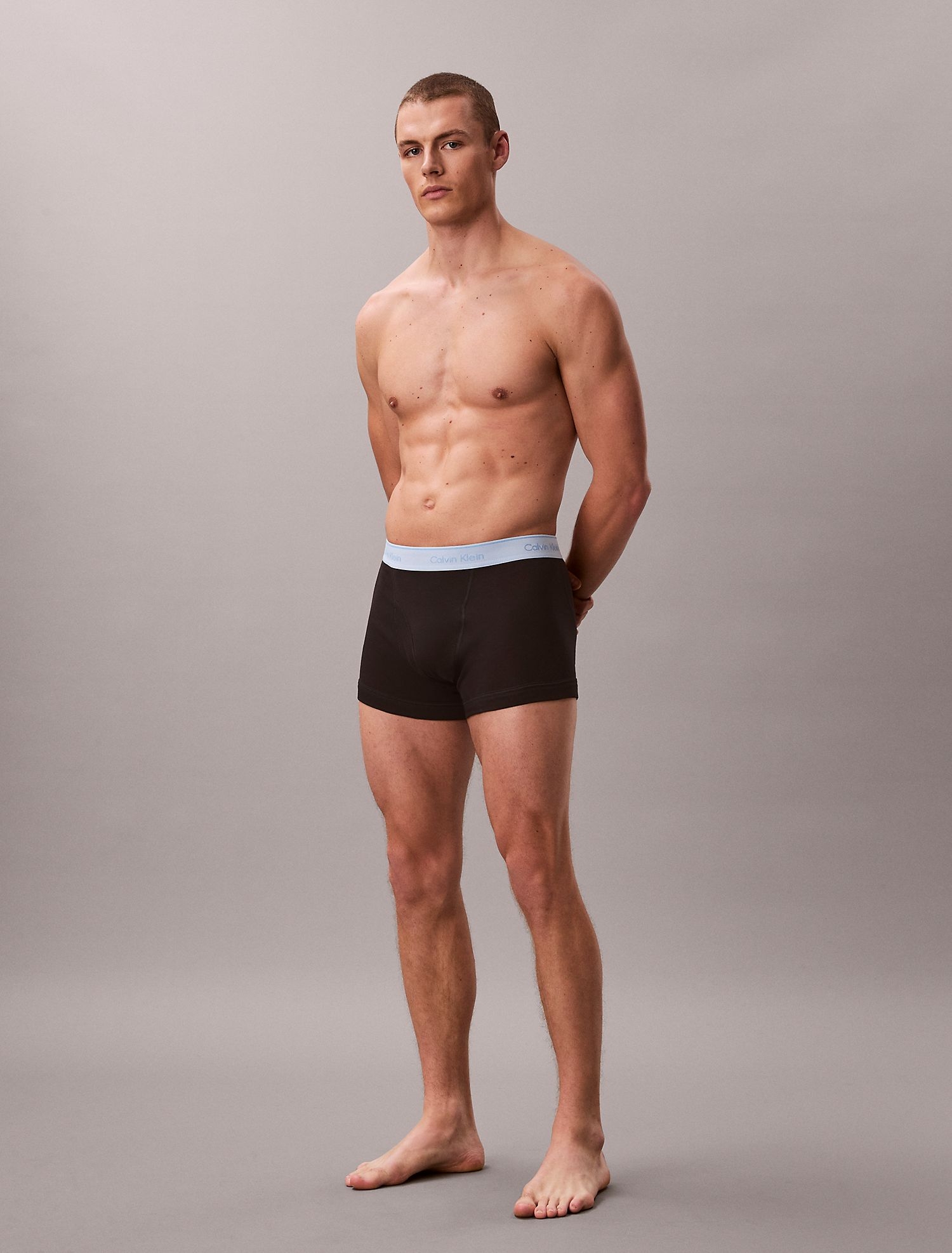 Мужские трусы боксеры-транки Calvin Klein Cotton Classics 5-Pack Black Multi