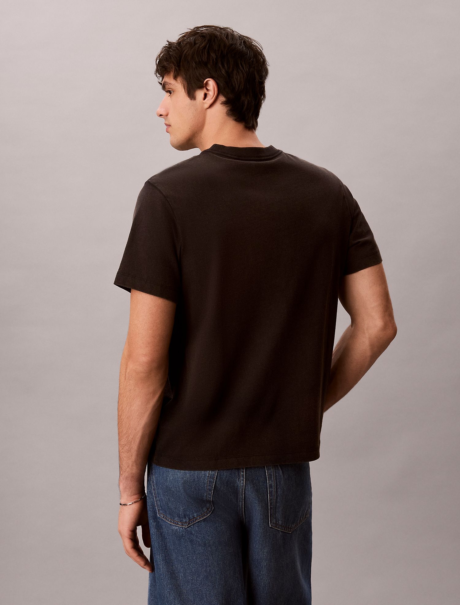 Футболка Calvin Klein Acid Wash Monologo Black