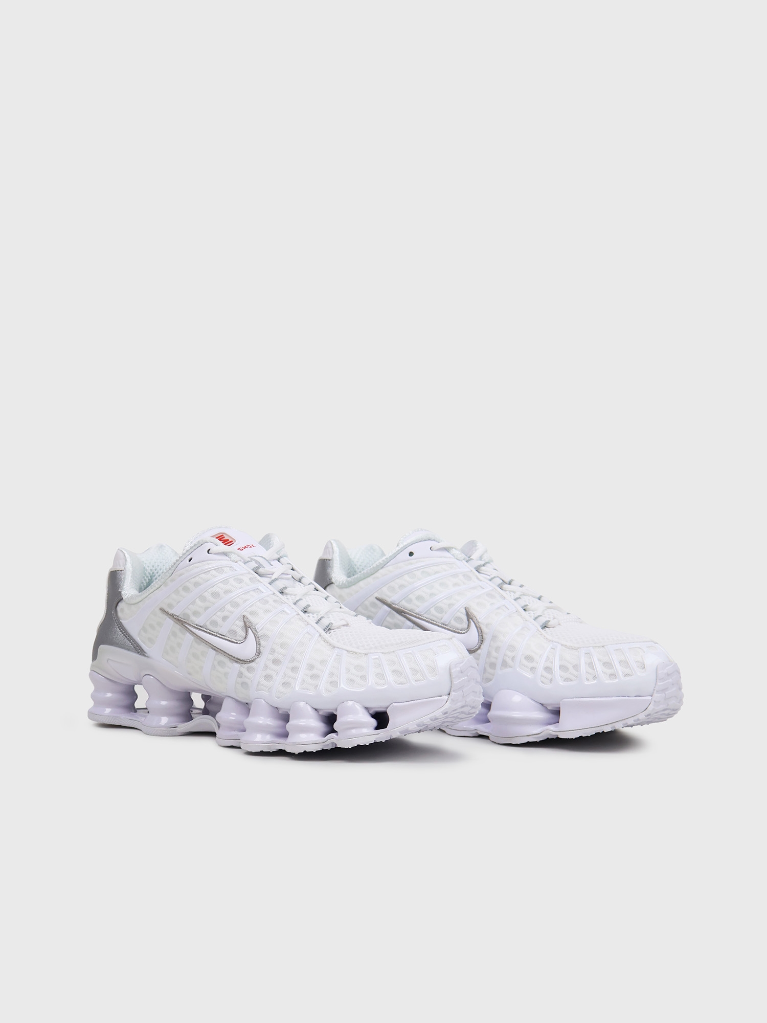 Кроссовки Nike SHOX TL White/White Metallic Silver
