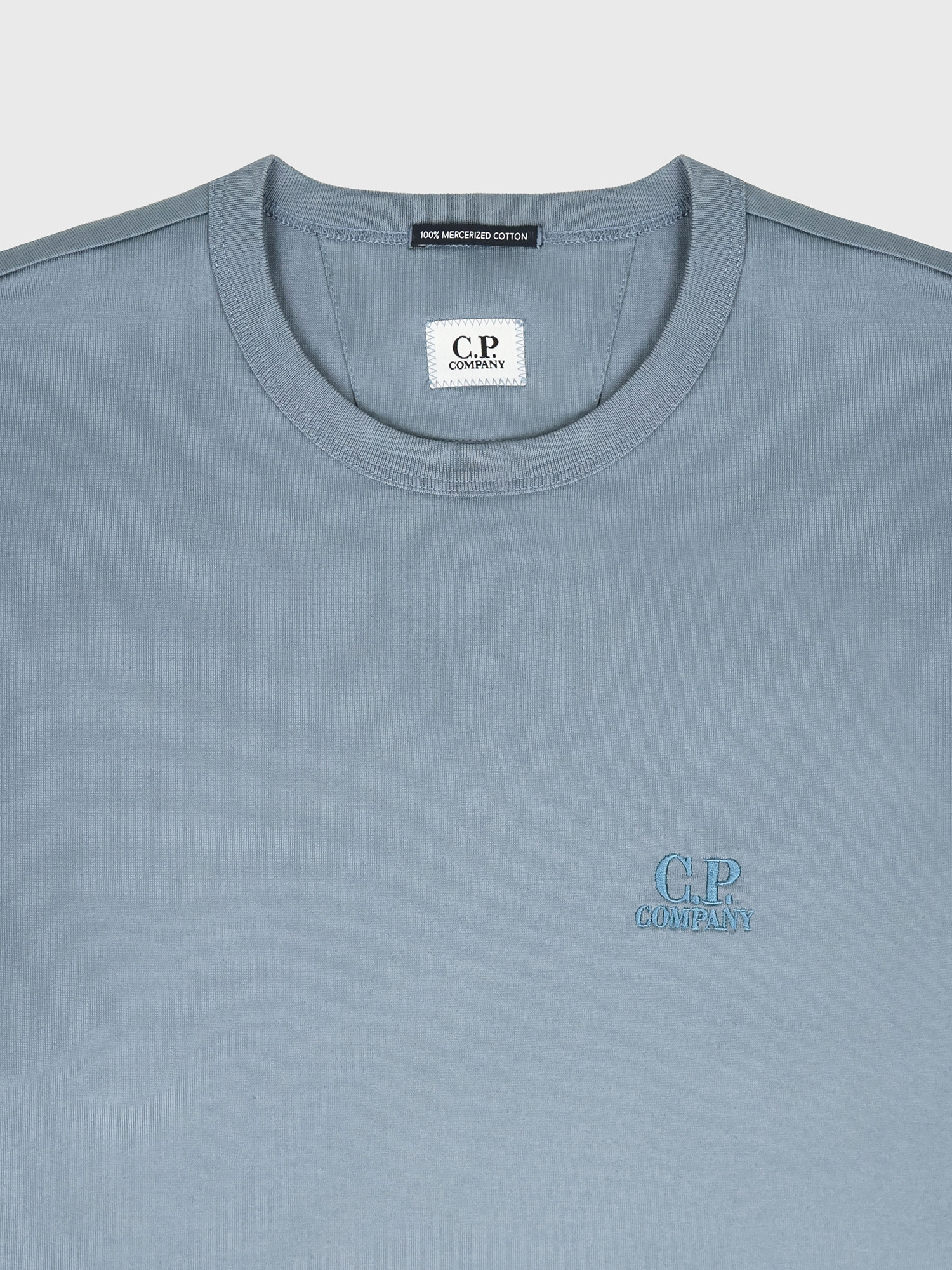 Футболка C.P. Company Mercerized 30/2 Twisted Stormy Weather Blue