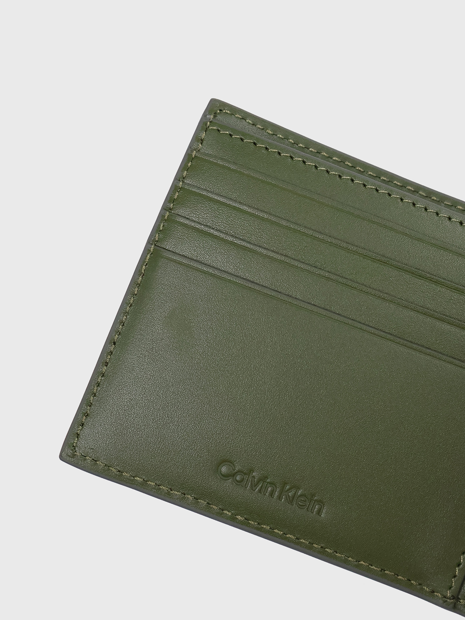 Кошелек Calvin Klein Monologo Bifold Wallet Thyme