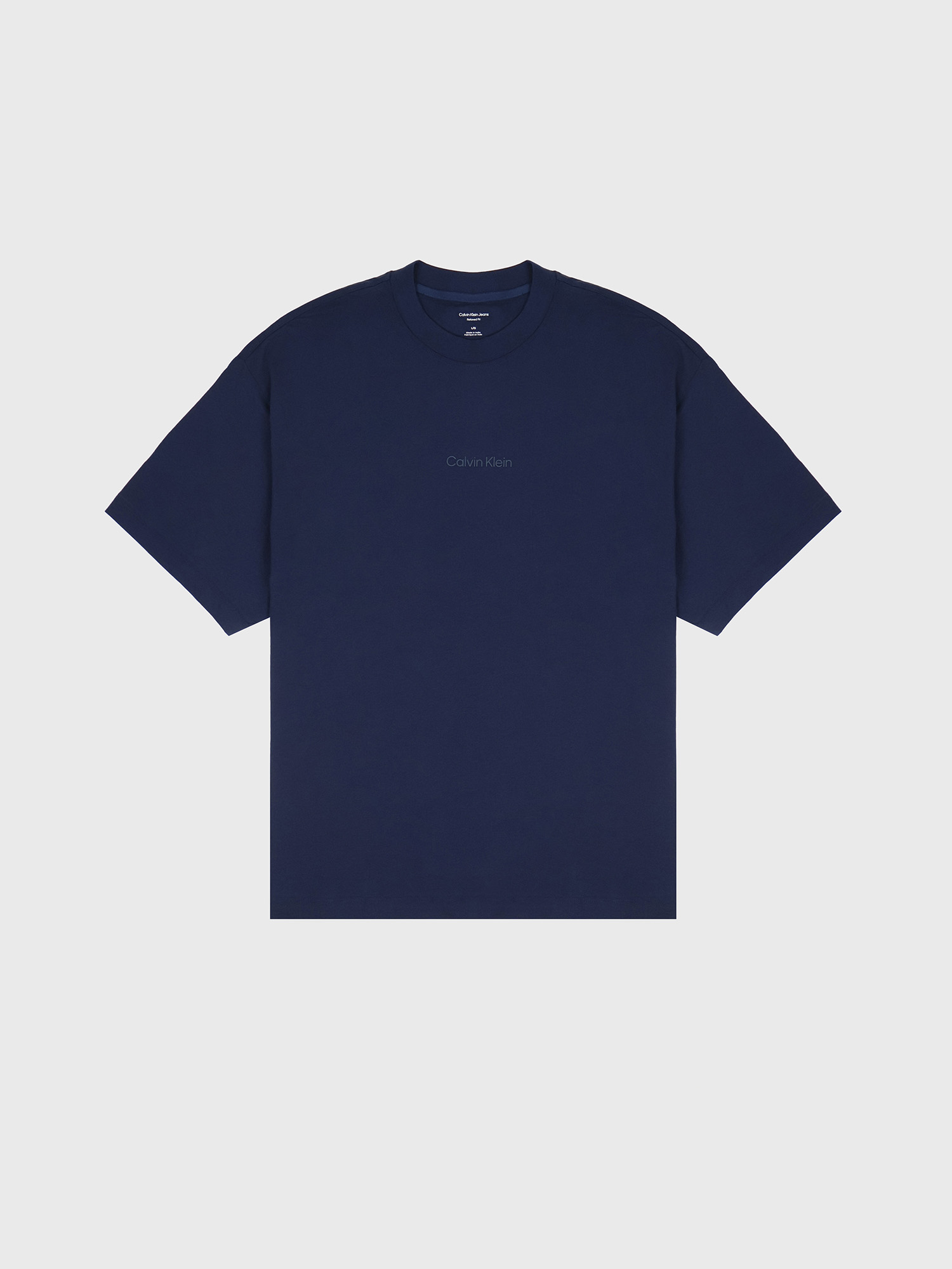Футболка Calvin Klein Micro Logo Graphic Relaxed Dark Sapphire