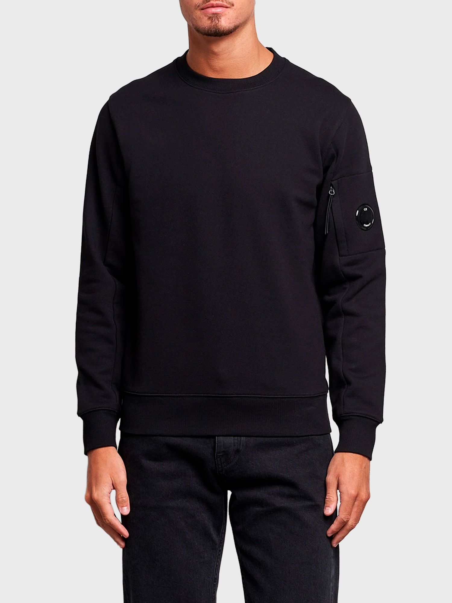 Свитшот C.P. Company Diagonal Raised Fleece Black