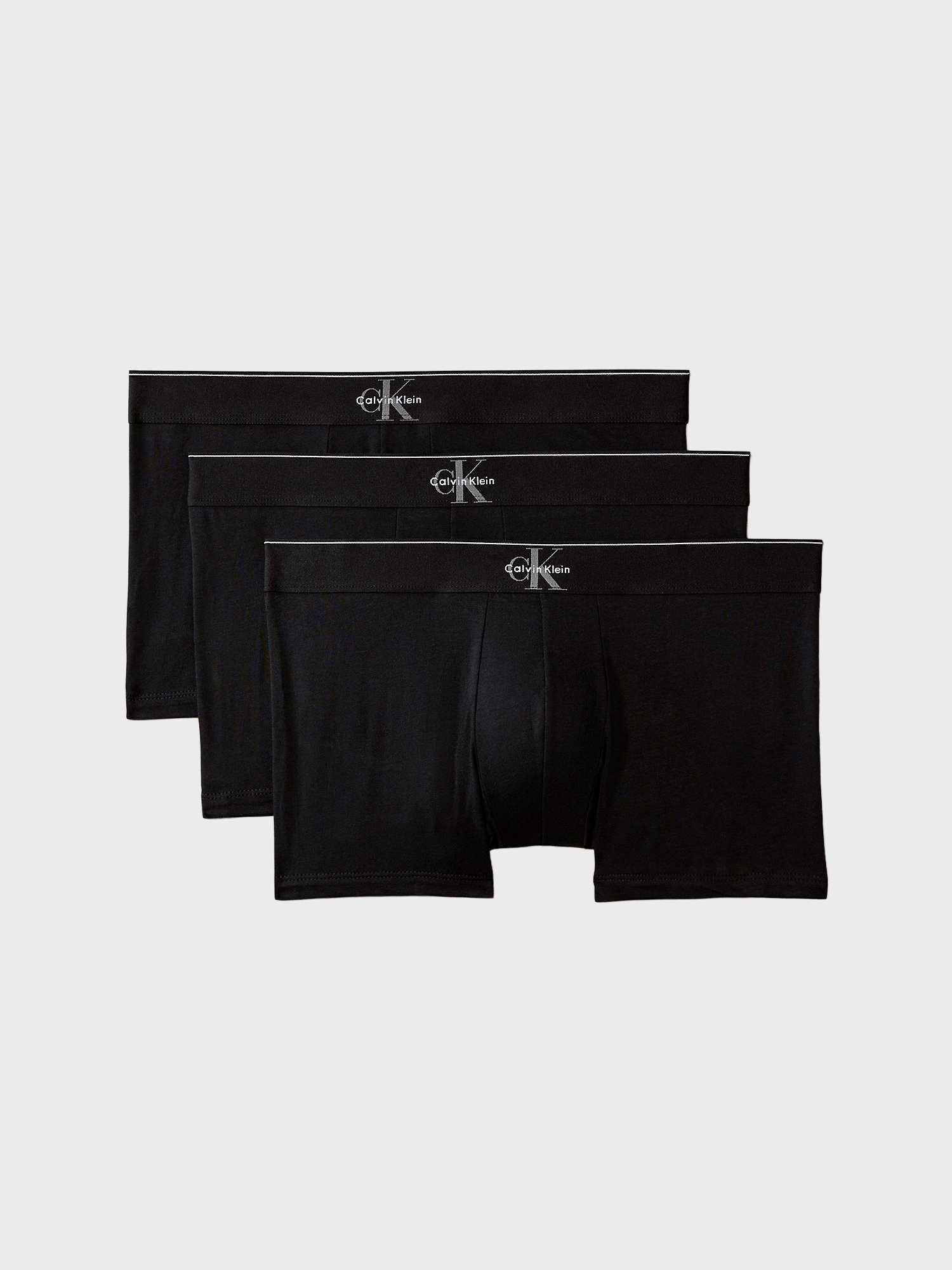 Мужские трусы боксеры-транки Calvin Klein Graphic Monogram Cotton Stretch Black