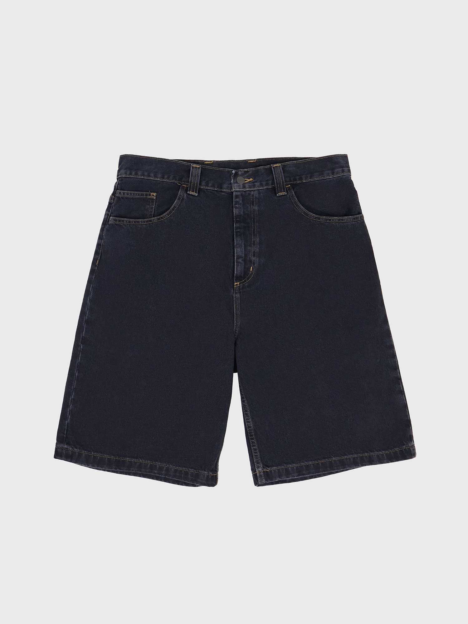 Шорты Carhartt WIP Brandon Black, Stone washed