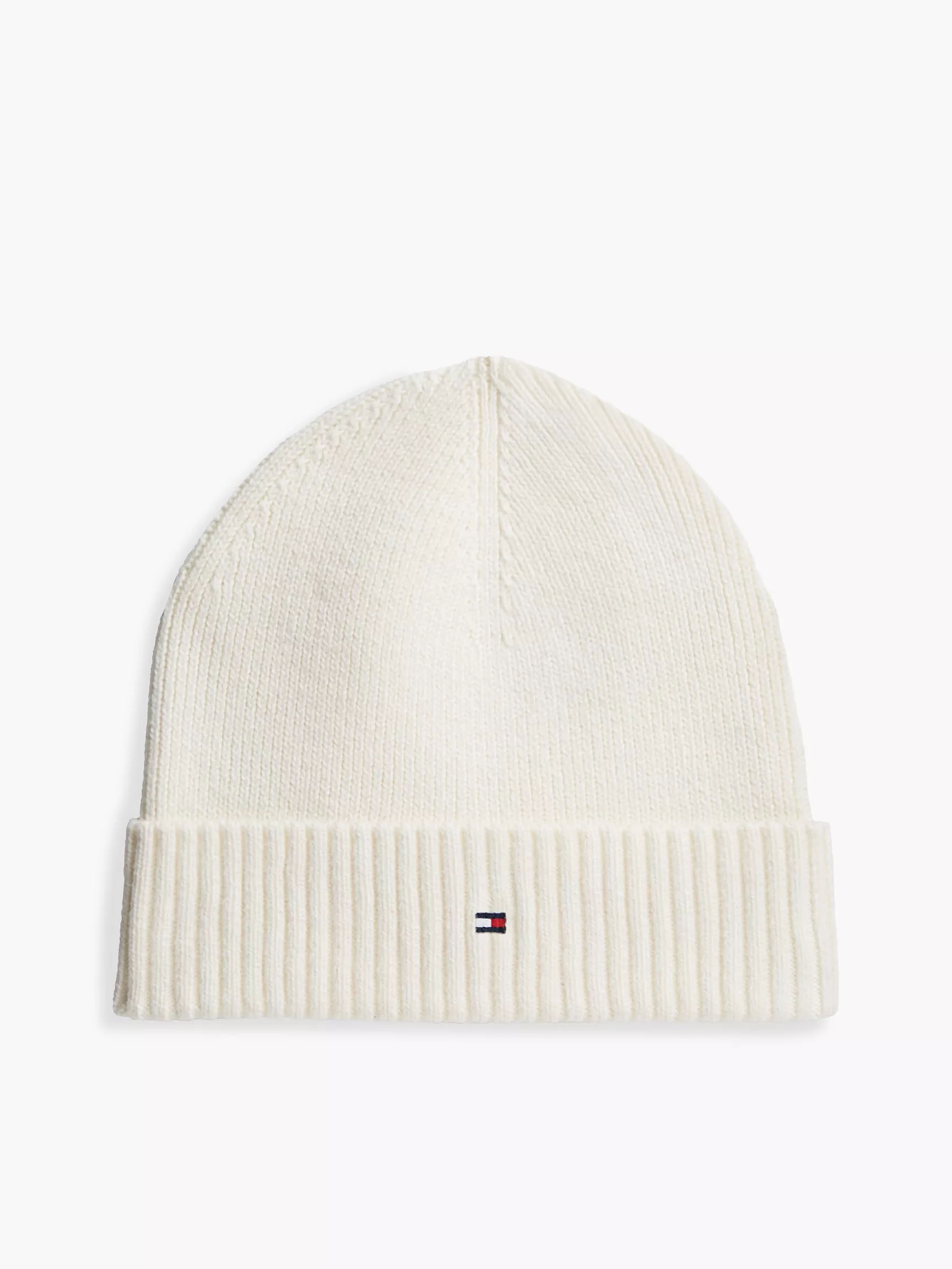 Шапка Tommy Hilfiger Cotton-Cashmere Blend Ivory Pearl
