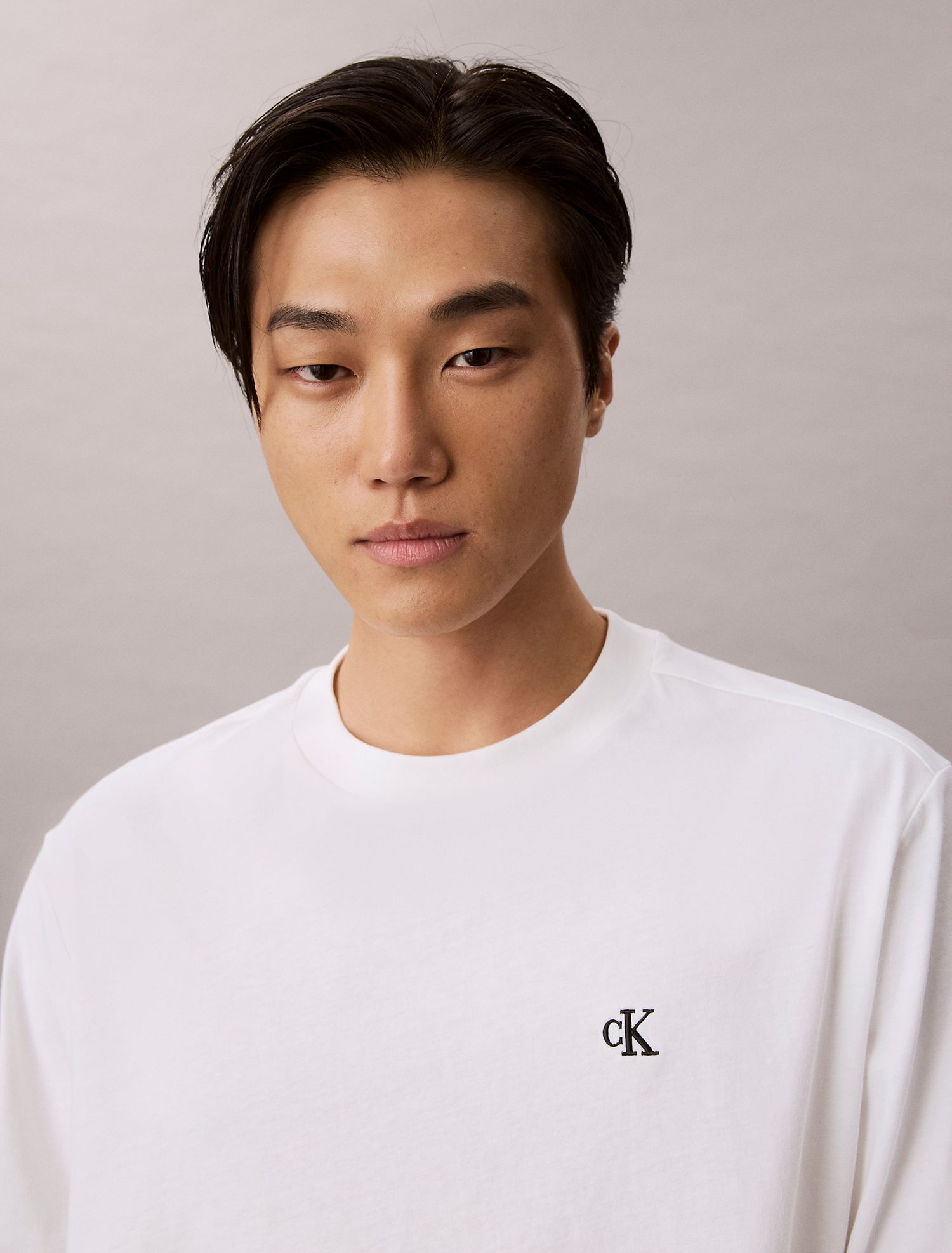 Лонгслив Calvin Klein Monogram Relaxed Bright White