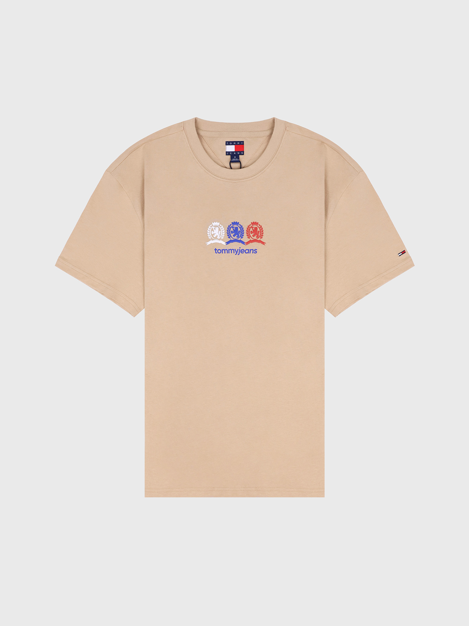 Футболка Tommy Jeans Multi-Crest Logo Beige