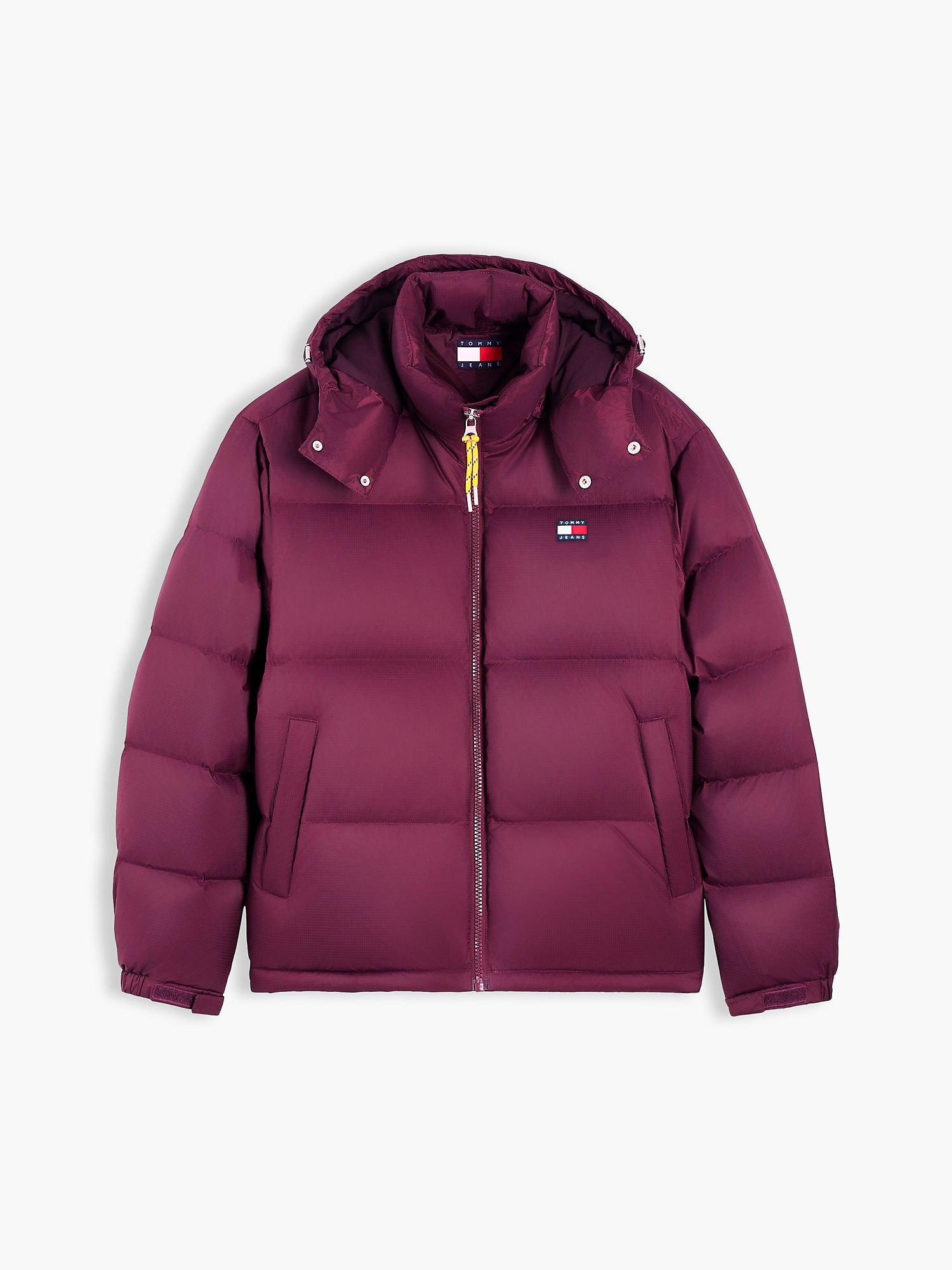 Пуховик Tommy Jeans Alaska Ripstop Down Jacket Calypso Berry